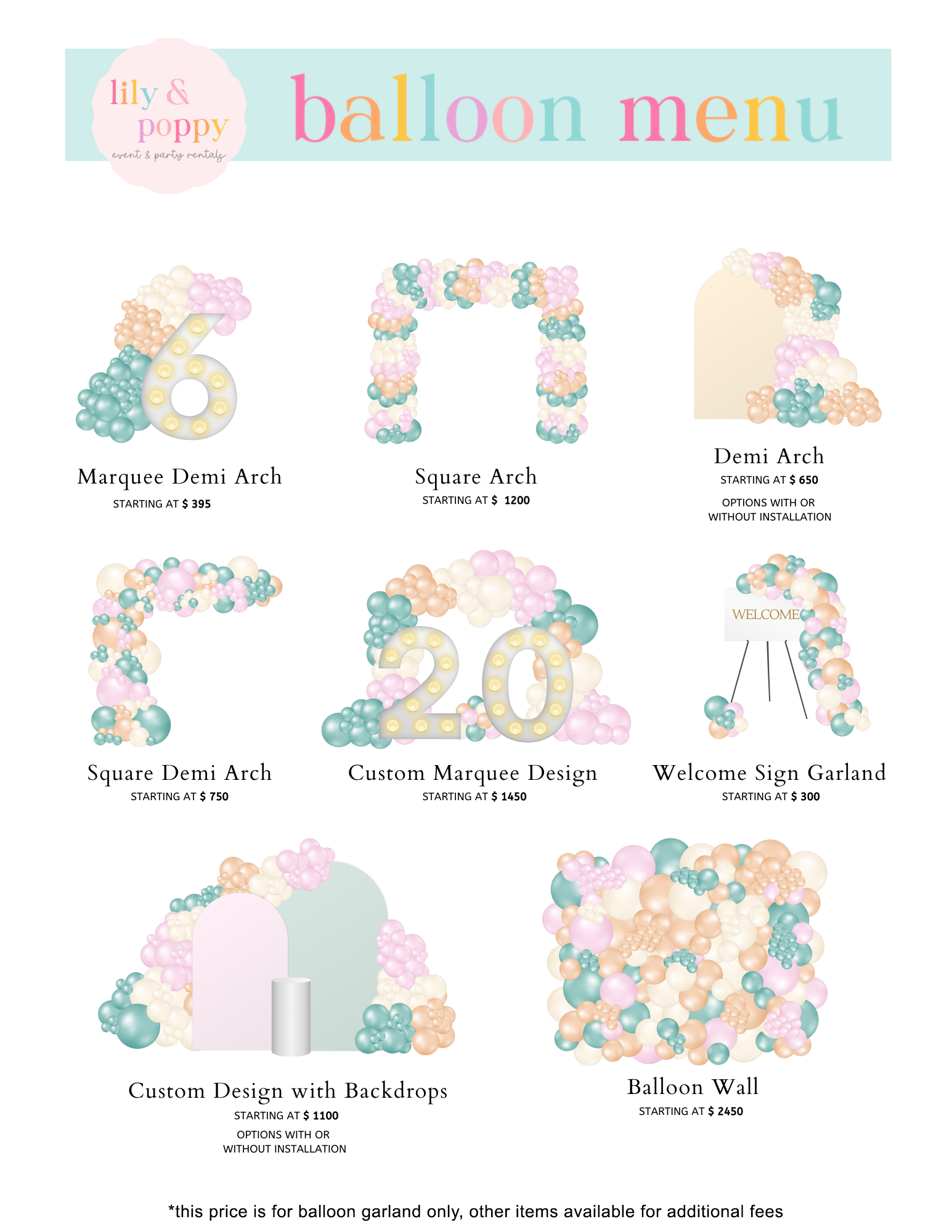 Branded Balloon Decor | Corporate & Business Event Decorations in LA, OC & SoCal