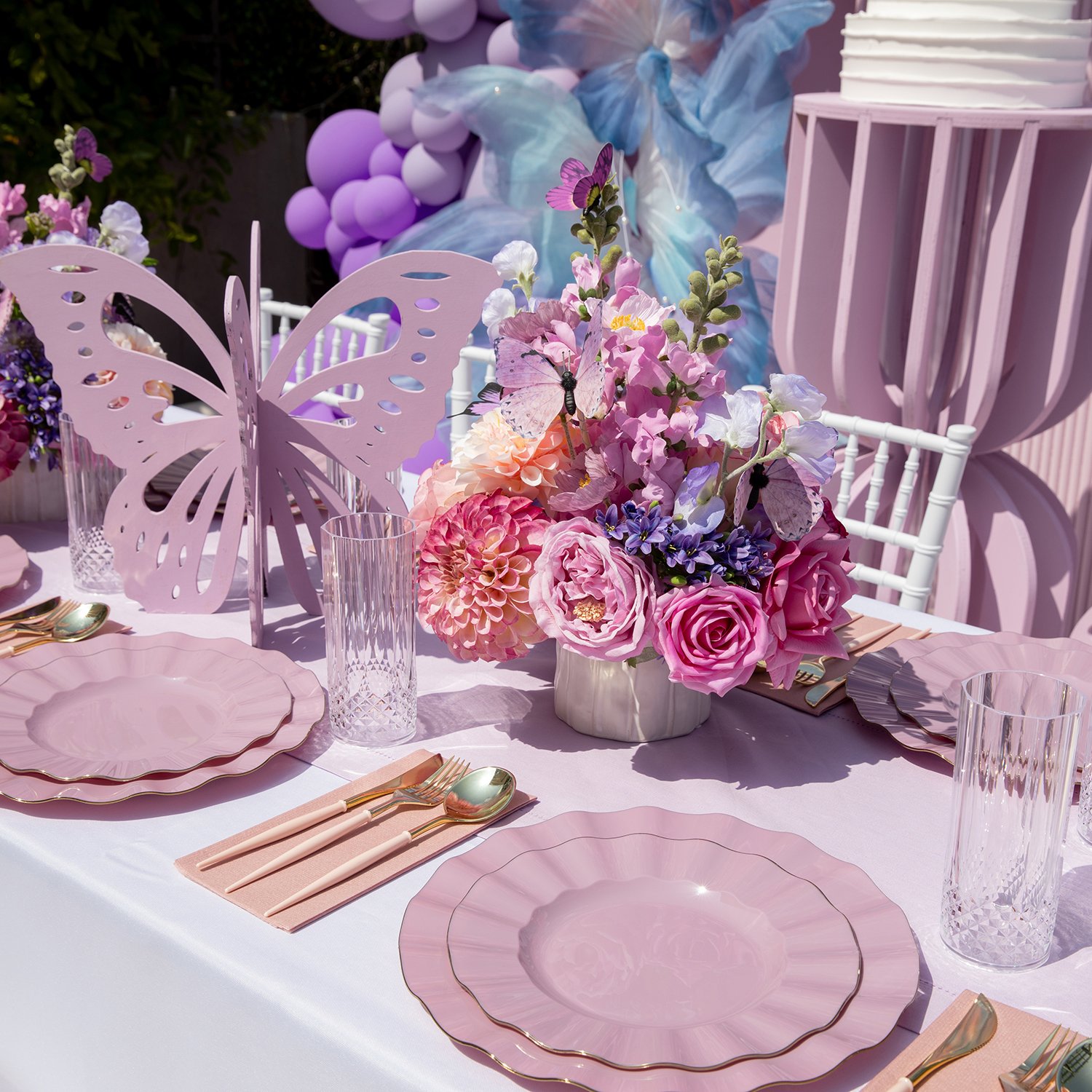 Butterfly Theme Kids Children Birthday Party Package Rental in Los Angeles | Fun, Affordable, and Themed Party Packages