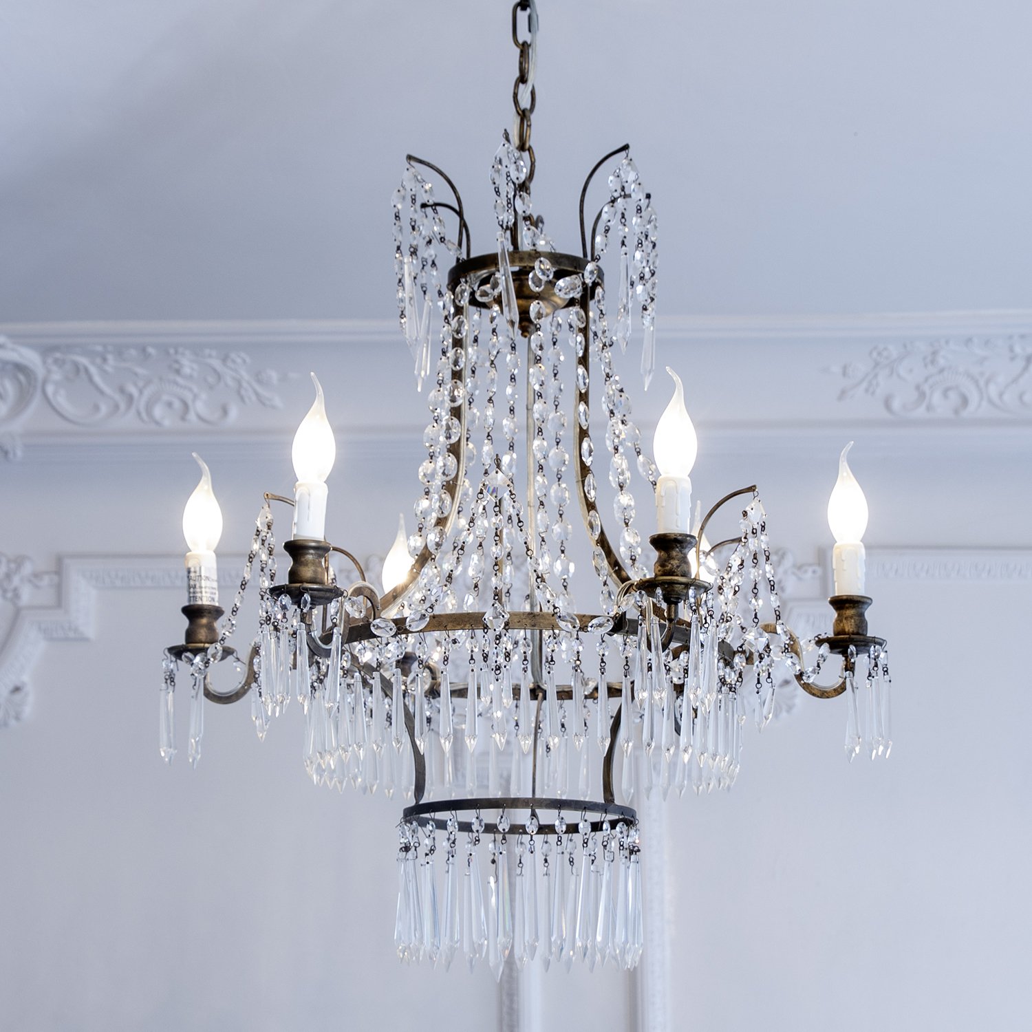 Eloquence® Albertina Chandelier in Burnished Iron Finish 01.jpg