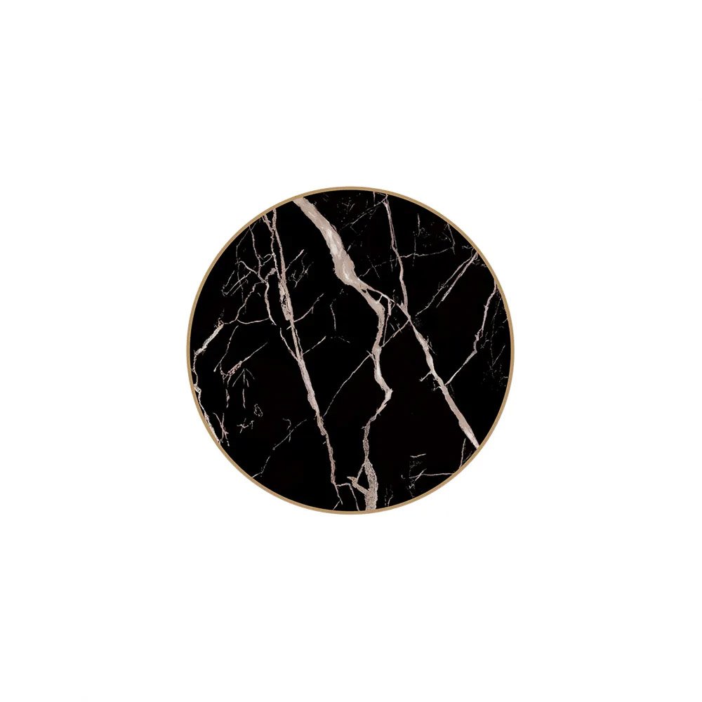 Luxury Black Marble Plate Set Rental for Events | Dinnerware Rental Los Angeles & Orange County