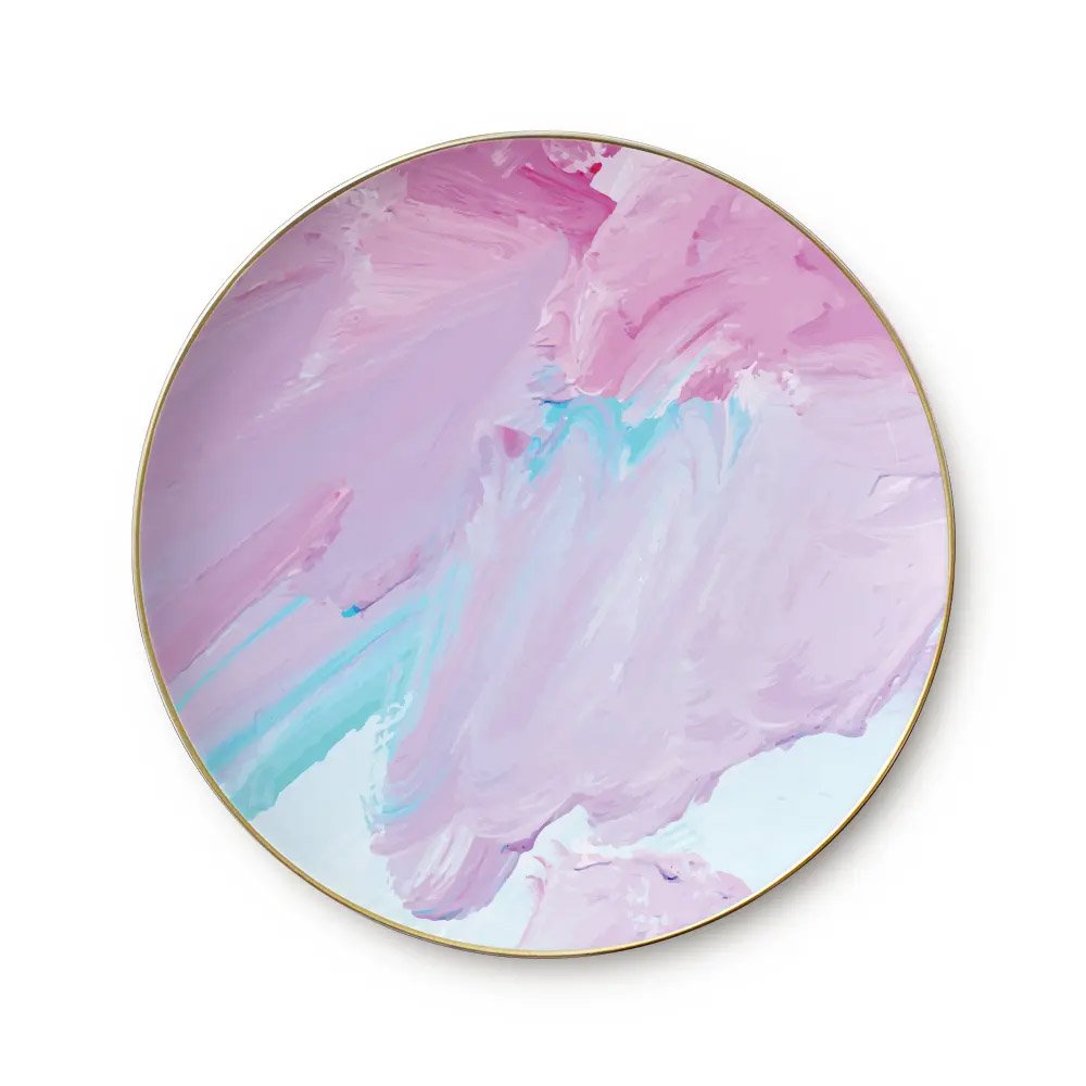 Pink Dinnerware 4-Plate Set Rentals for Events | Dinnerware Rental Los Angeles & Orange County