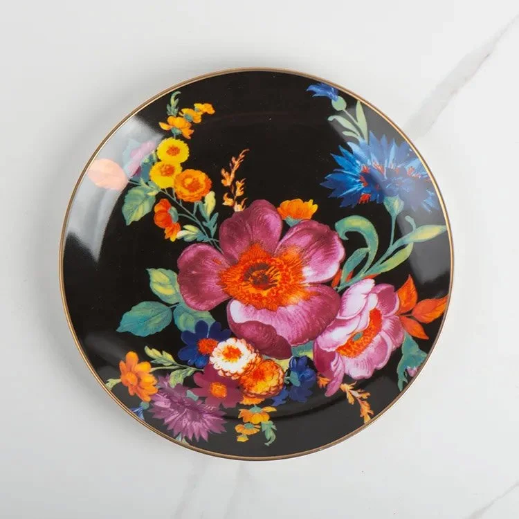 Luxury Floral Plate Set Rental for Events | Dinnerware Rental Los Angeles & Orange County