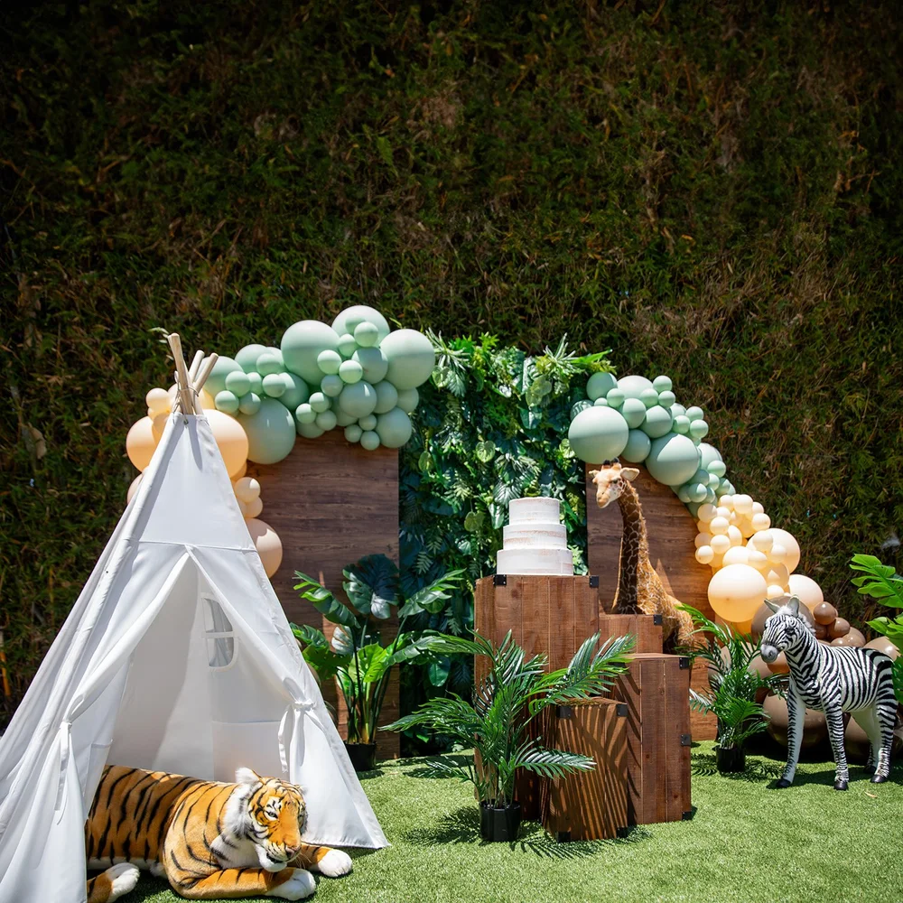 Safari Zoo Theme Kids Children Birthday Party Package Rental in Los Angeles & Orange County — Lily & Poppy Event & Party Rentals | Los Angeles, California