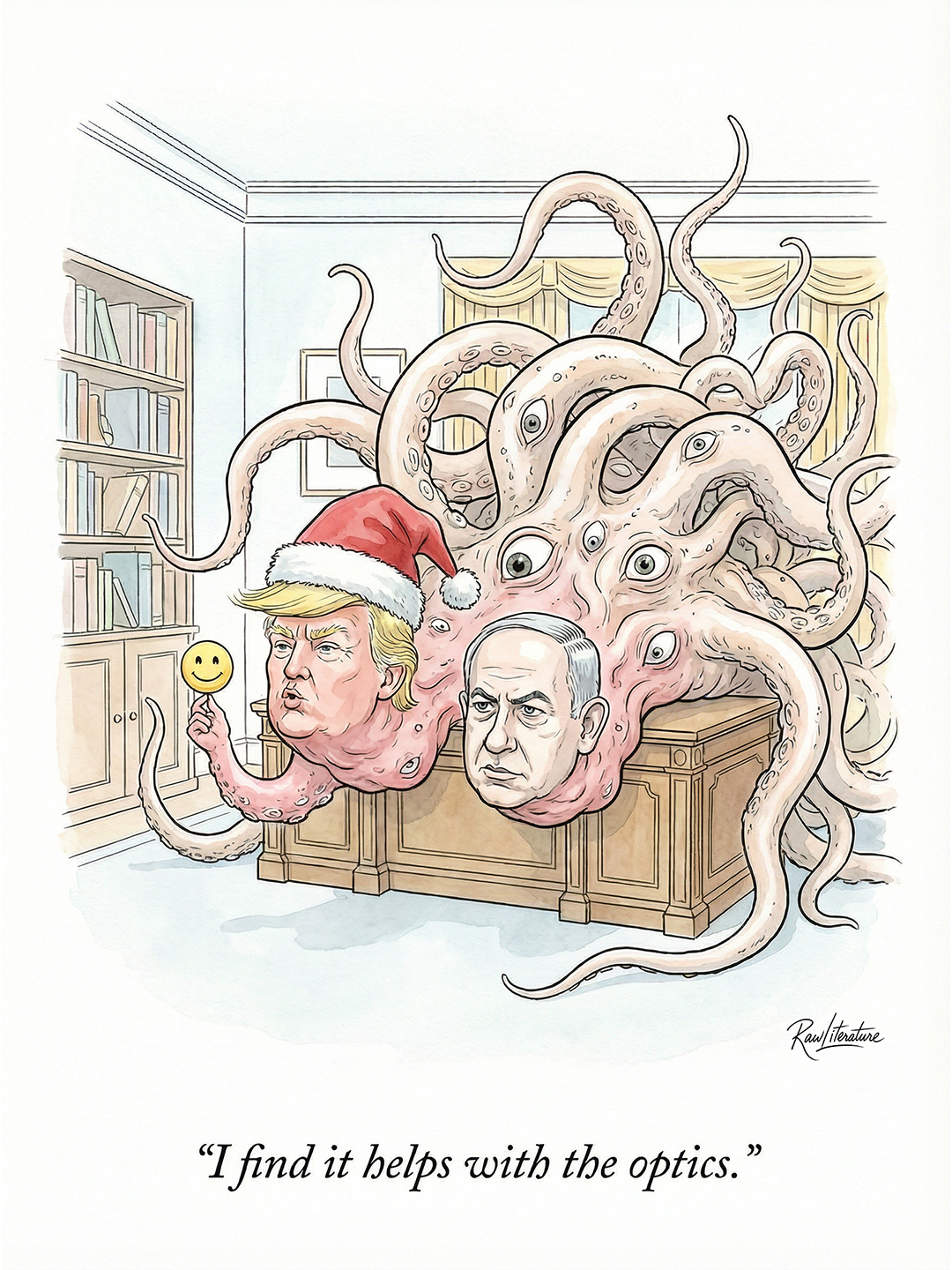 Trump and Netantahu playing monster to scare the international cooperation scene..