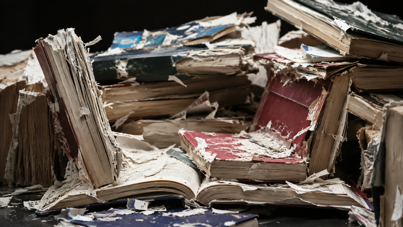 AI companies destroy antique books for large-scale scanning and LLM training.