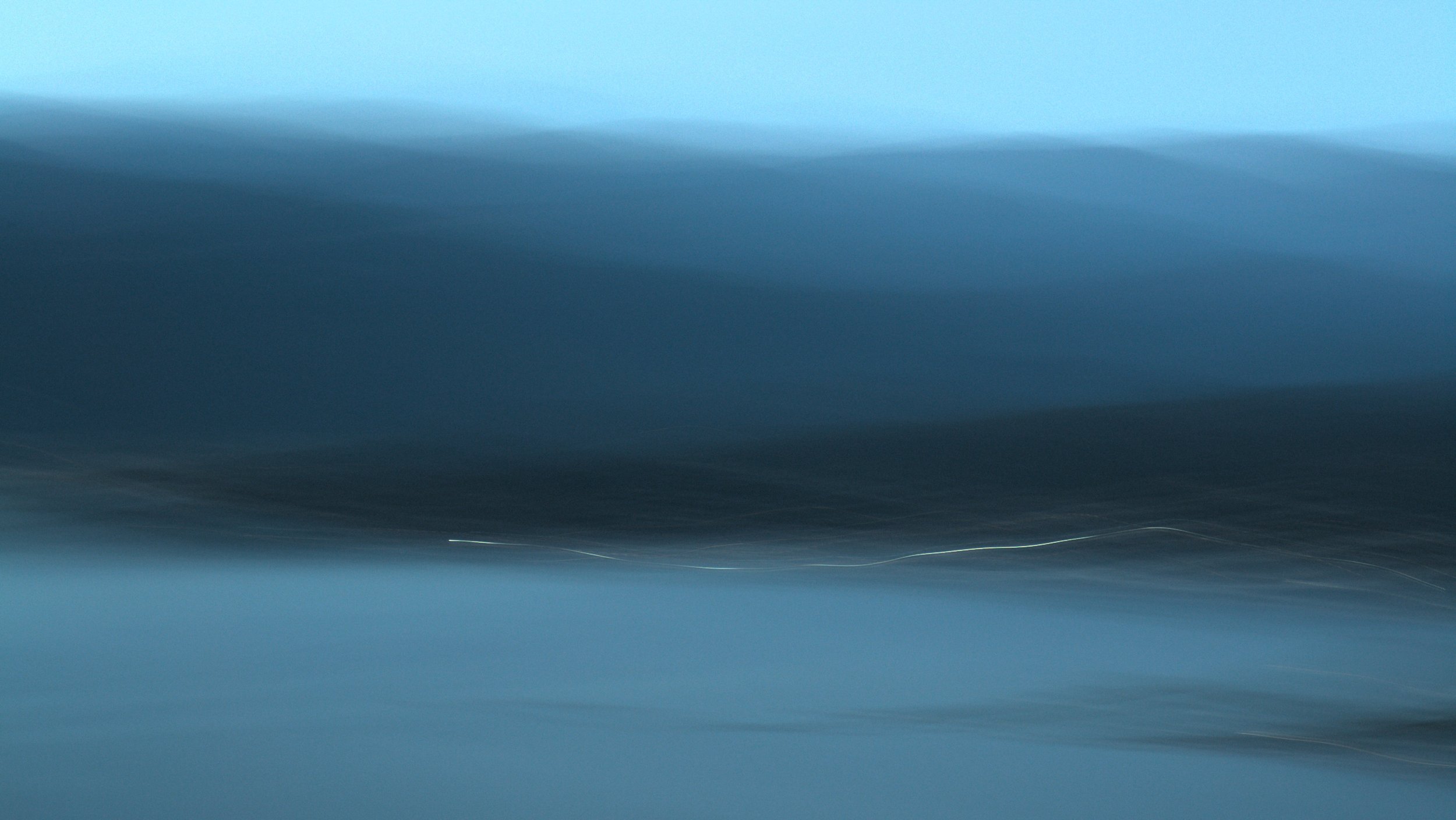 The mountains of Corsica giving an end to the summer's heat and the nostalgia of living free.