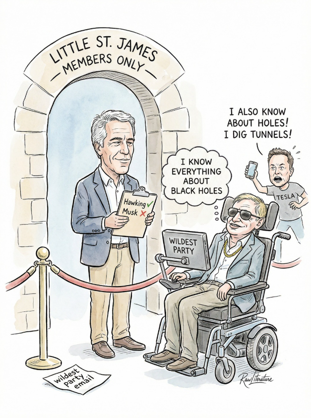 The Epstein list hits the record of VIP invitations of the most powerful pedophiles.