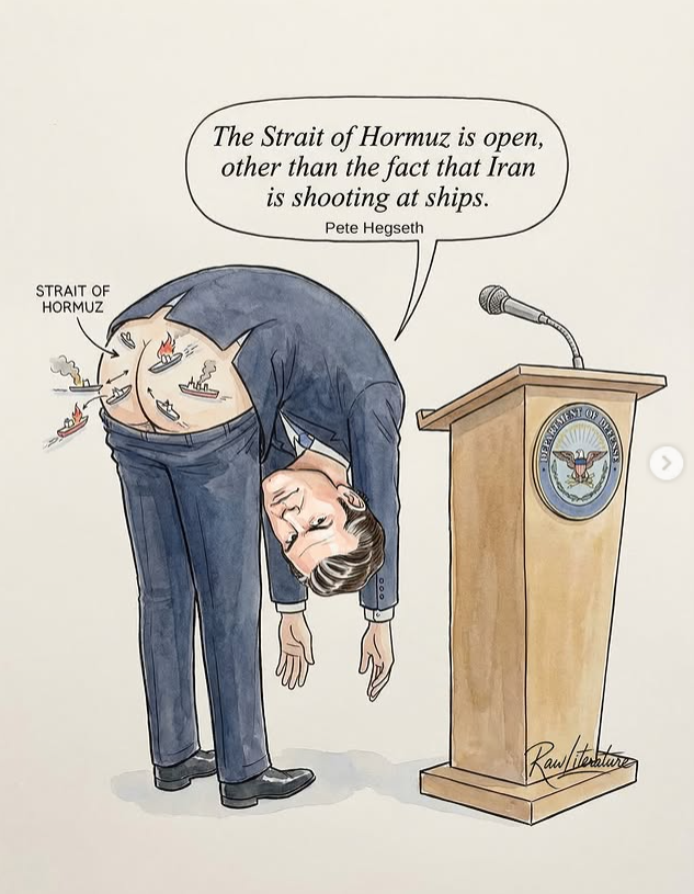 The US war secretary doing a yoga pose to see his new tattoo.