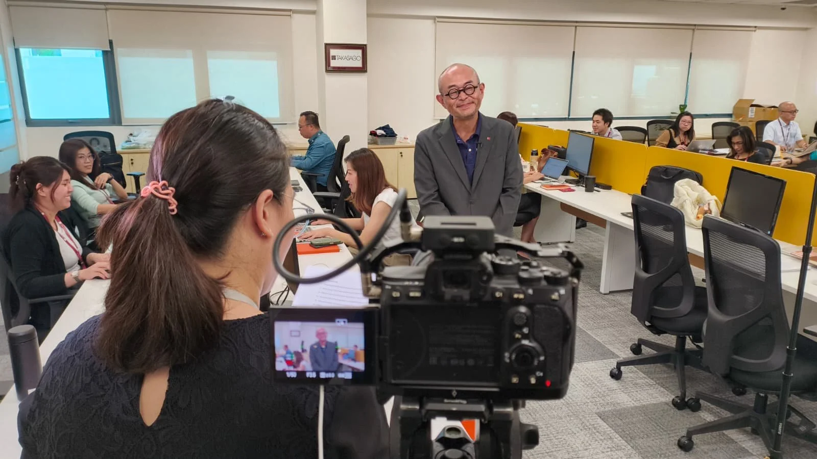 Corporate video production Singapore office branding