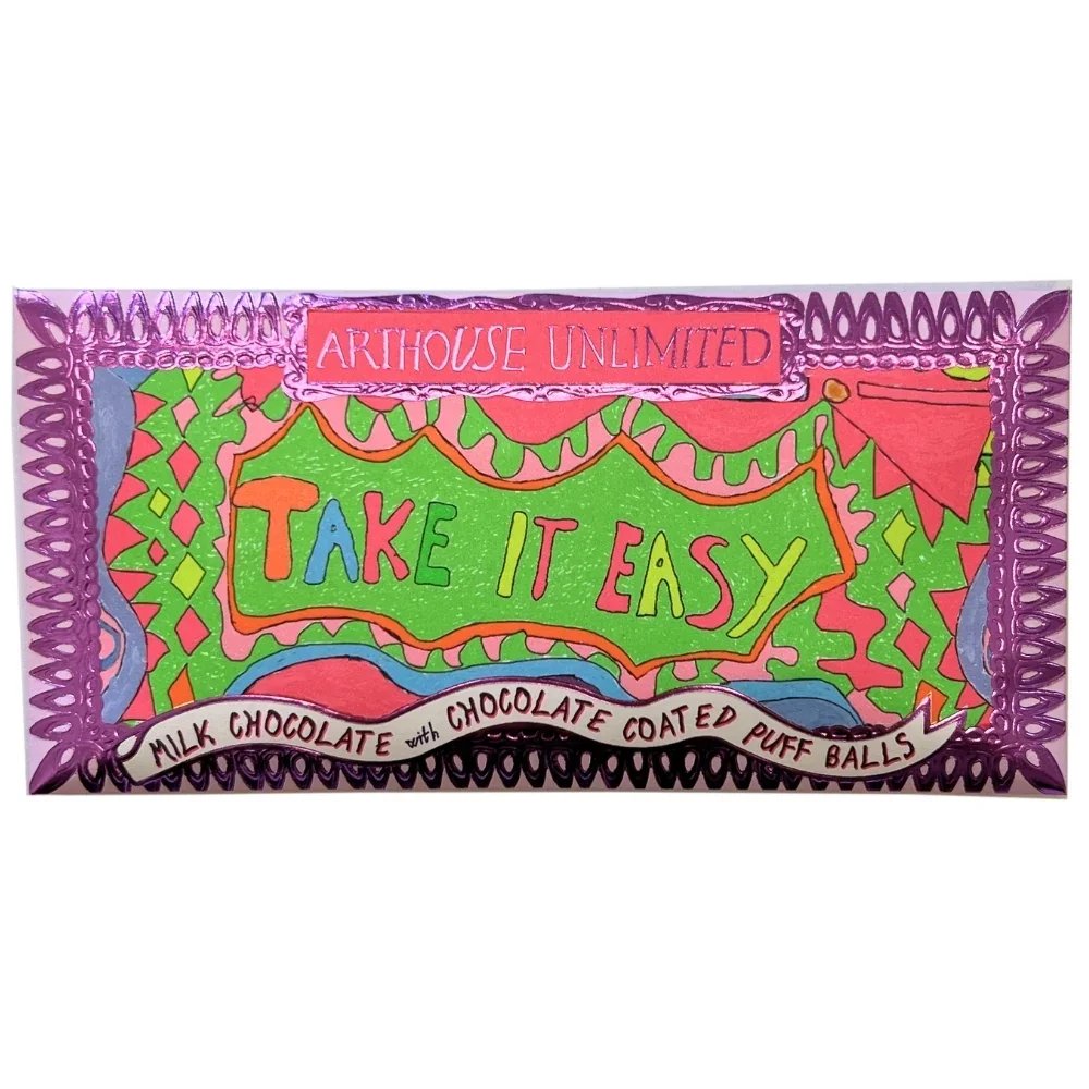 Joy Sized: Take It Easy, Milk Chocolate with Chocolate Coated Puff Balls