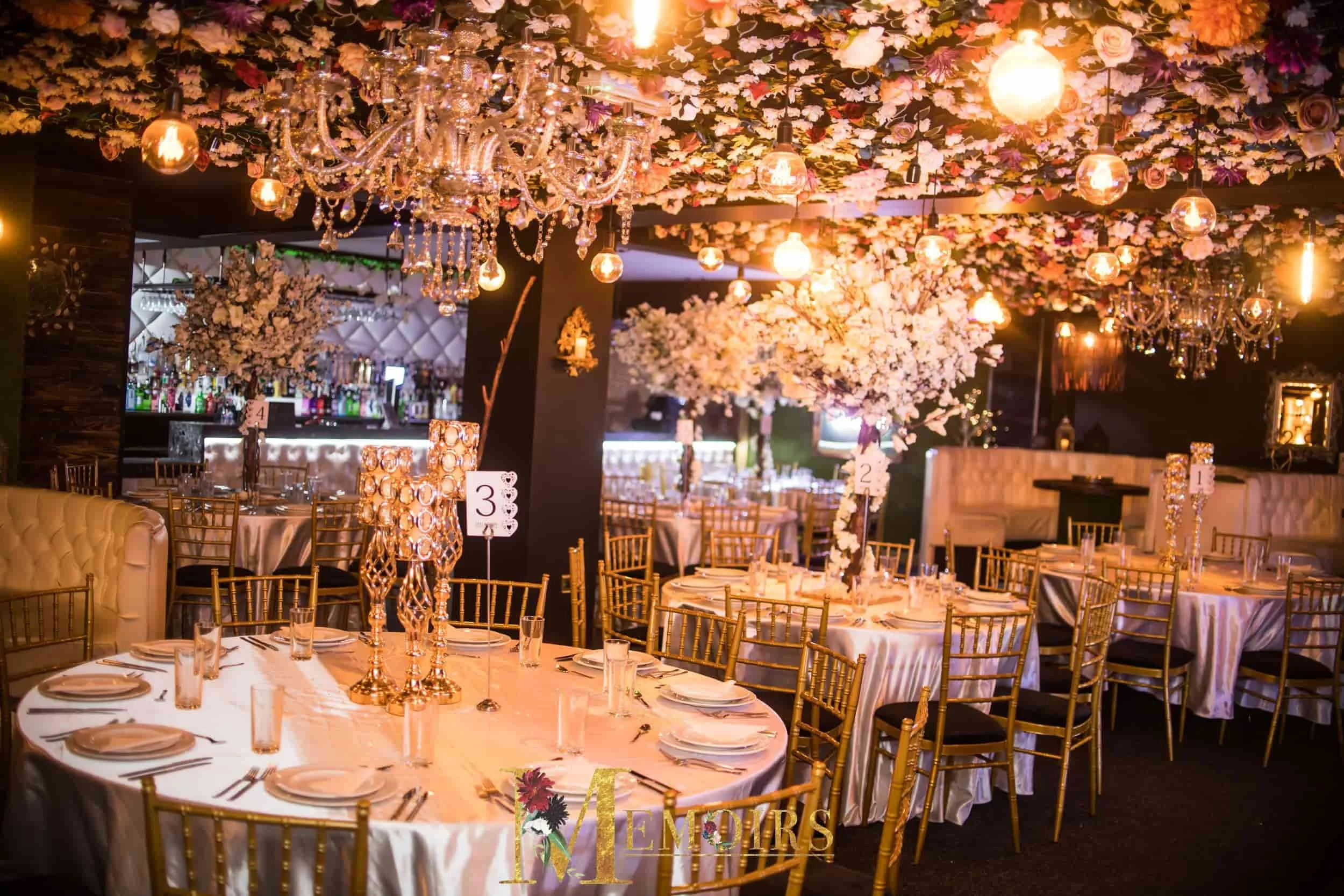 Wedding Banqueting setup near Wolverhampton