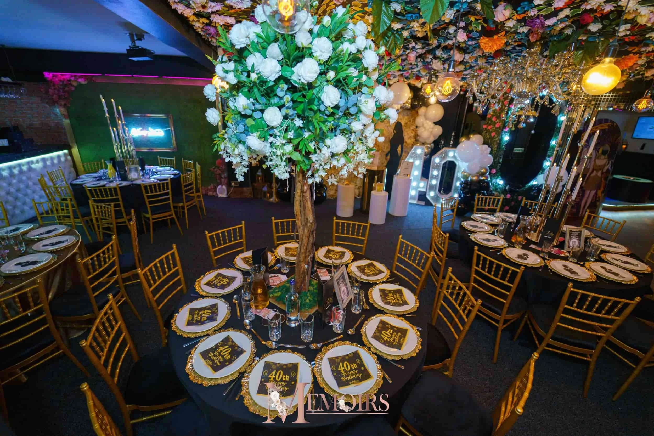 Proms setup at a Banqueting Suite in Walsall