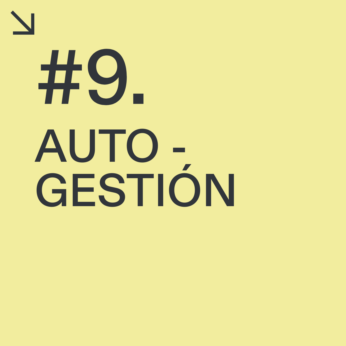 #9.Autogestión