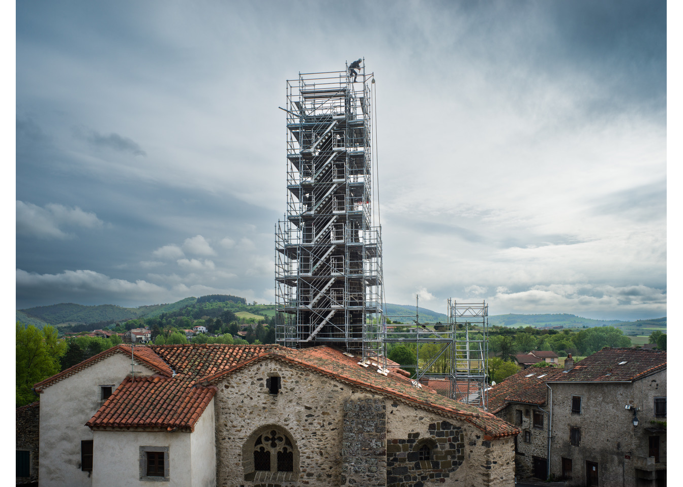 Réfection du clocher de l'église de Saint-Cirgues - 2023