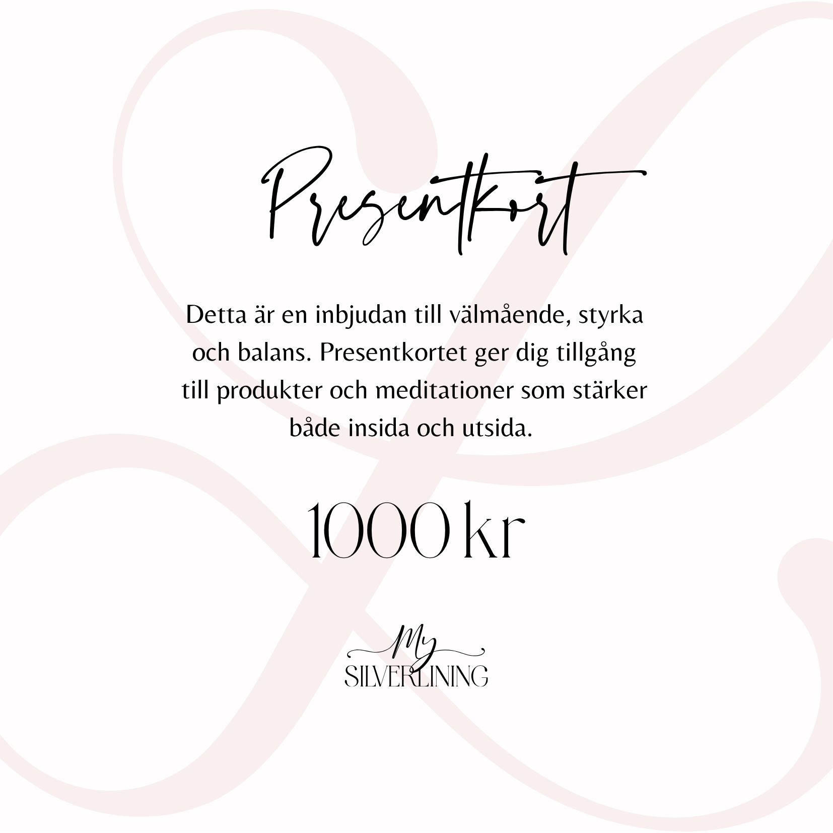 Presentkort 1000kr