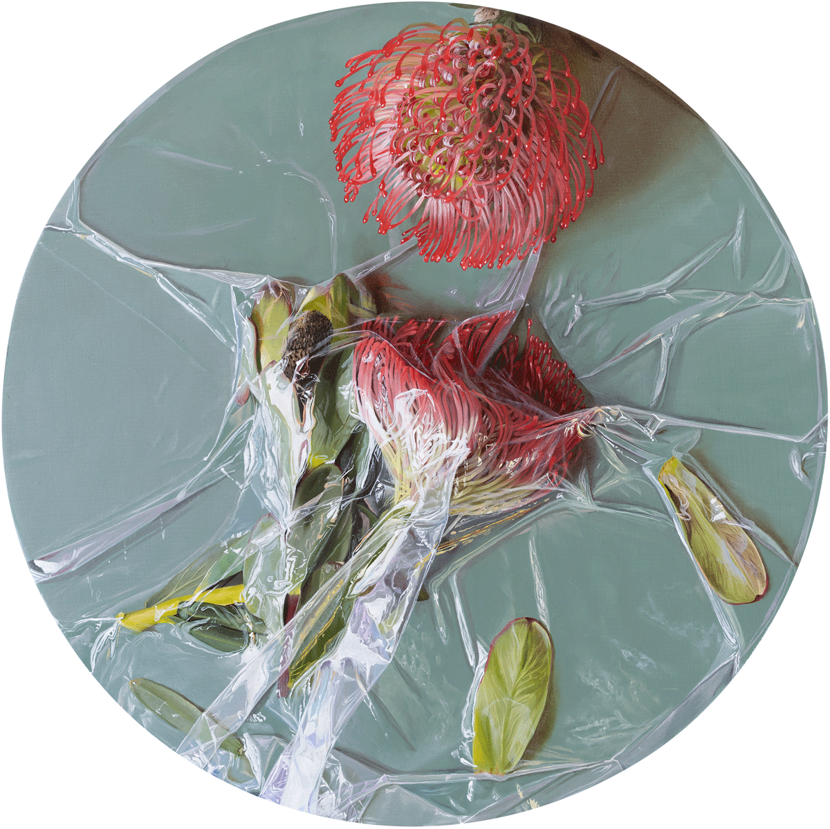 Air- Flower, 2025. tondo 32cm