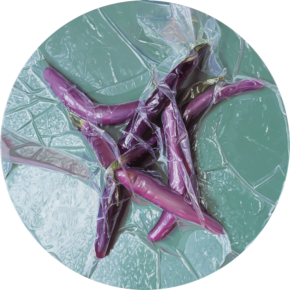 Air - Eggplant - Tondo 32cm