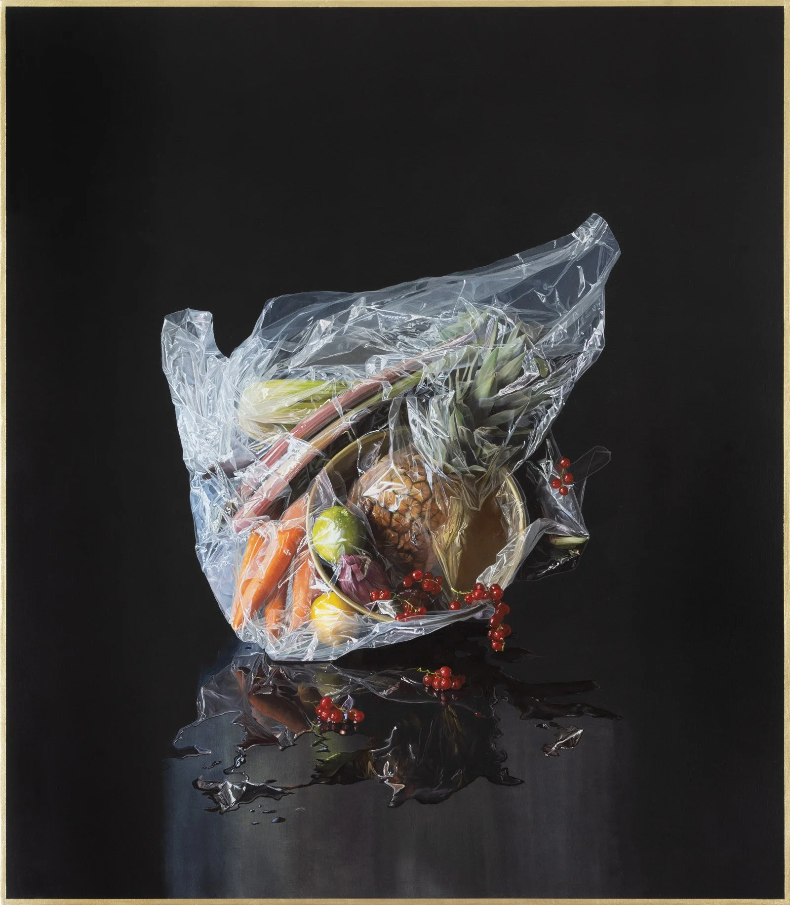 Encased II - oilpainting on wood - 80x70cm - 2025