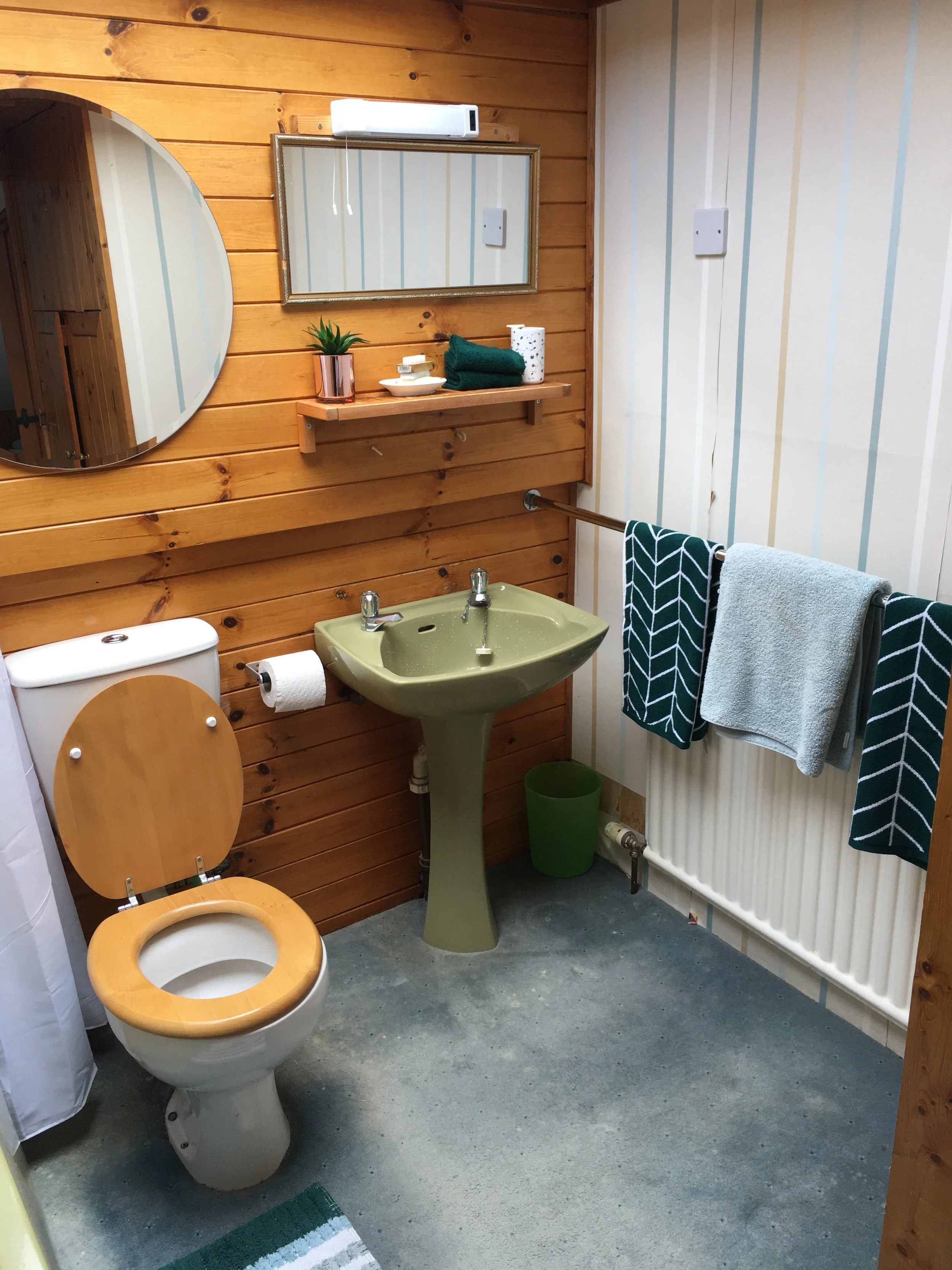 Outdated and mismatched sanitary ware have been replaced, a new floor put down but we have retained the character of the cottage.