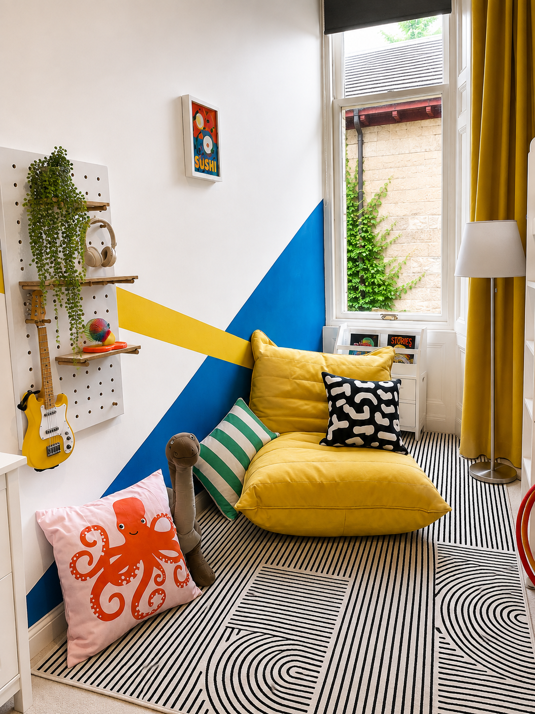 A super comfy chill out zone for reading comics.