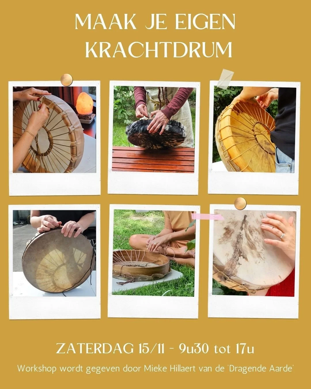 Laat het ritme van je hart spreken.

Voel de oerkracht van het ritme, de trilling, de klank. 
Tijdens deze drumworkshop bij Groeinest ontdek je hoe drummen niet alleen een fysieke beleving is, maar ook een innerlijke reis &mdash; een manier om te ver