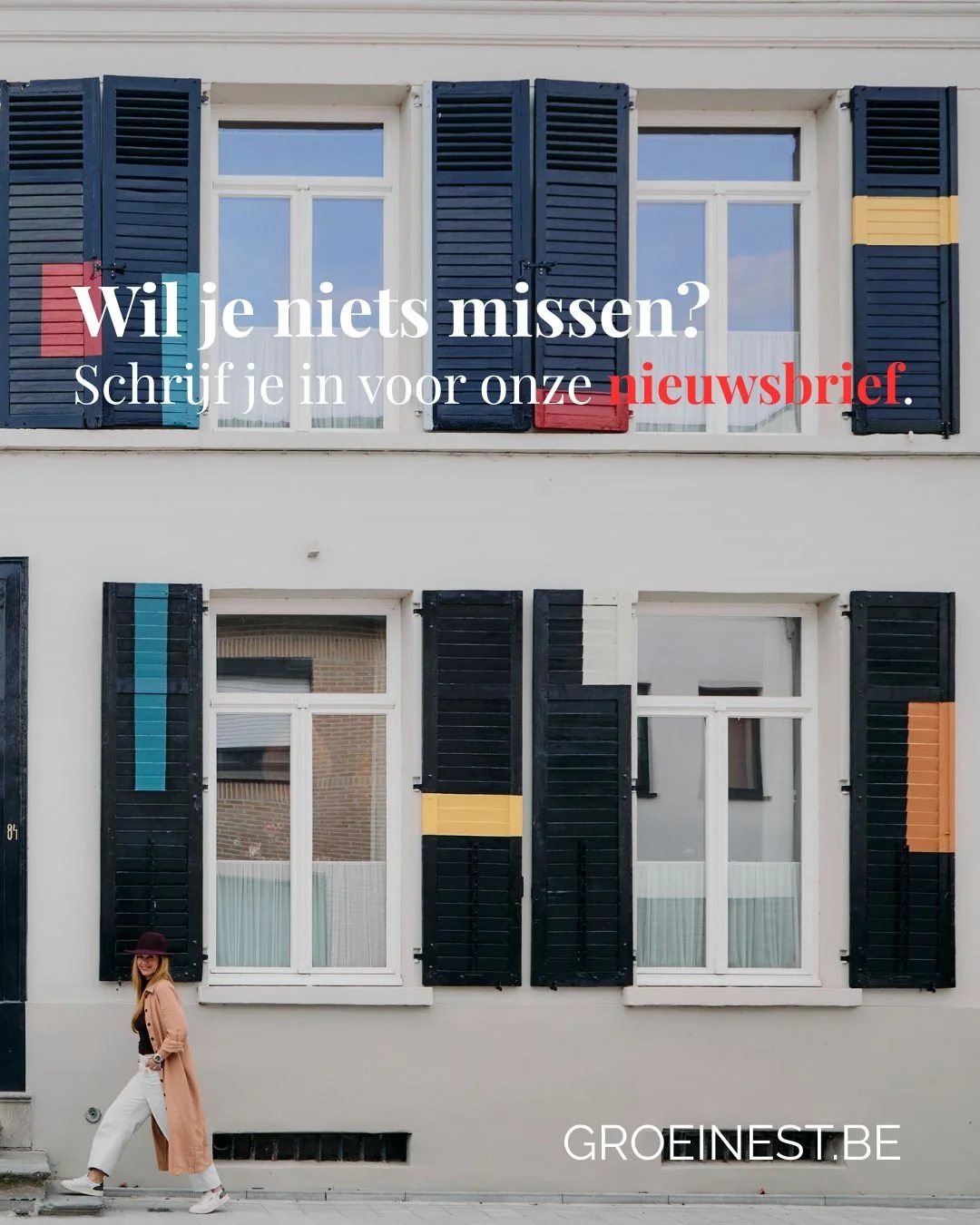 Voor wie graag voelt, groeit en af en toe eens buiten de lijntjes kleurt.

Wil je op de hoogte blijven van onze events, workshops en inspiratie?

Schrijf je in via GROEINEST.BE 🤍
