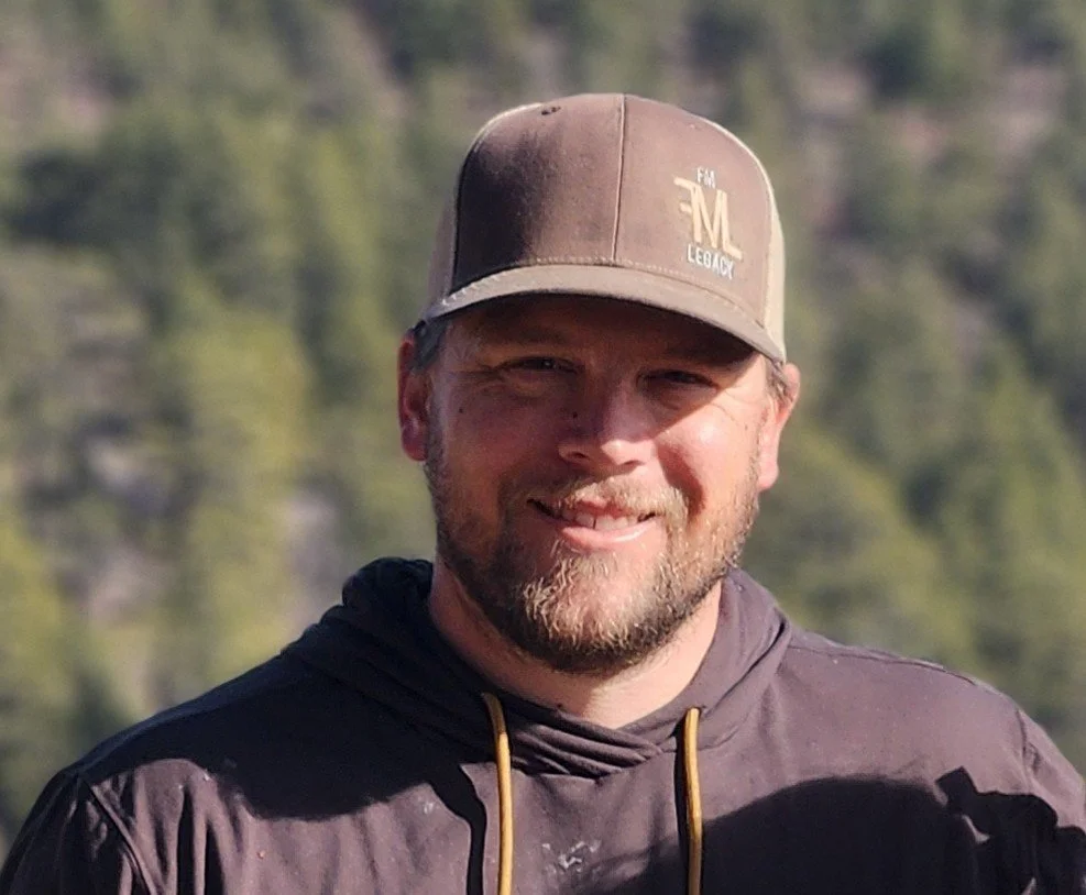 Anthony Murray, owner of FML Aquaculture and Governor-appointed member of the Colorado Aquaculture Board, wearing an FML Legacy hat.