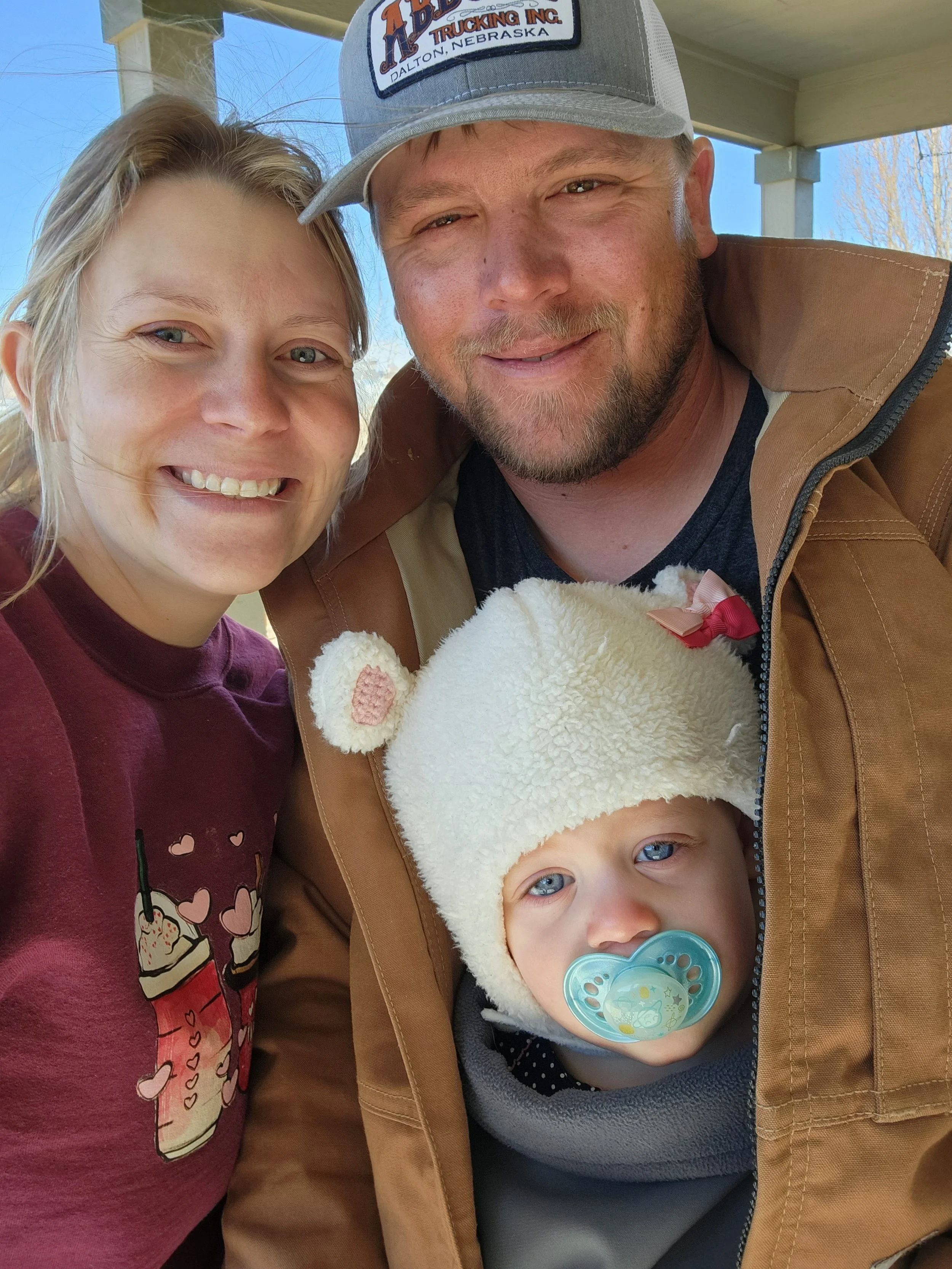 The Murray family celebrating their first child and the early days of building FMLegacy.