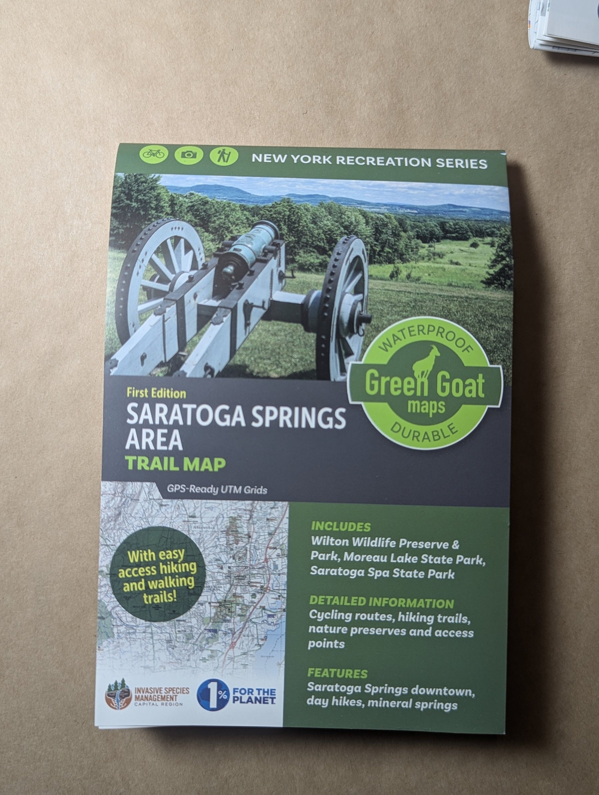 Saratoga Springs Area by Green Goat Maps