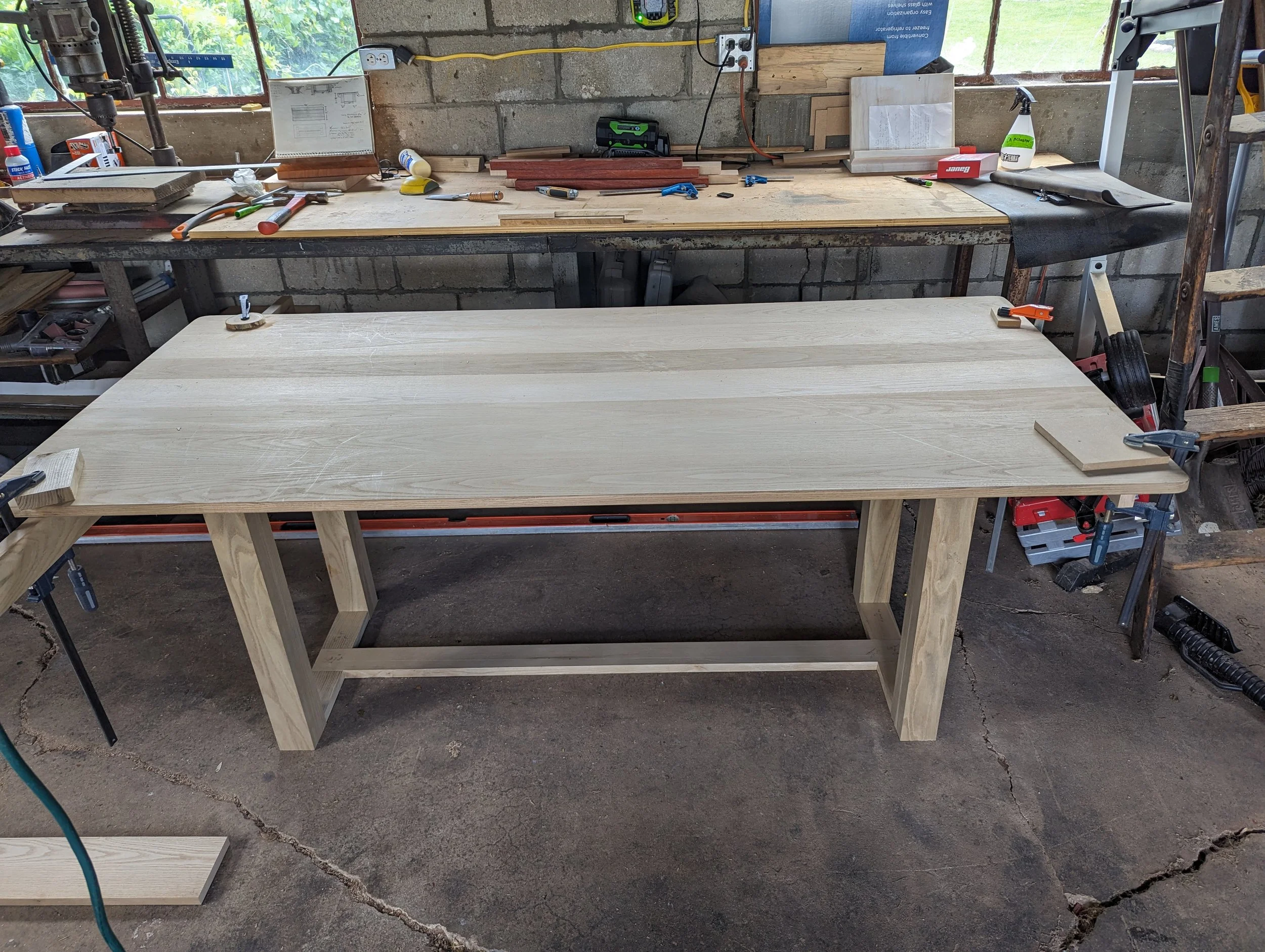 Unfinished Sassafras table