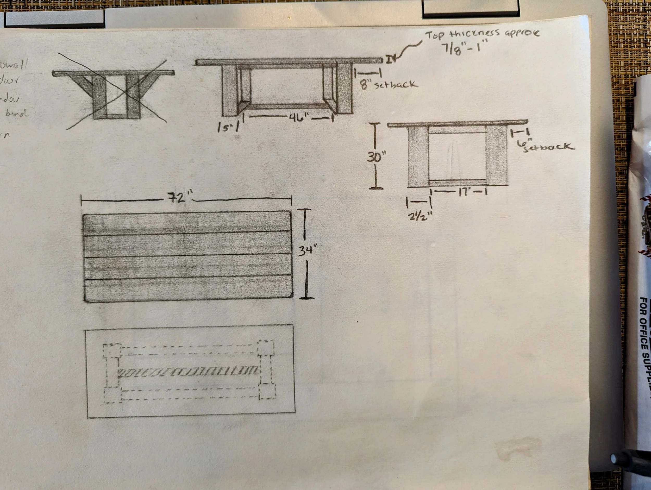 Sassafras table design