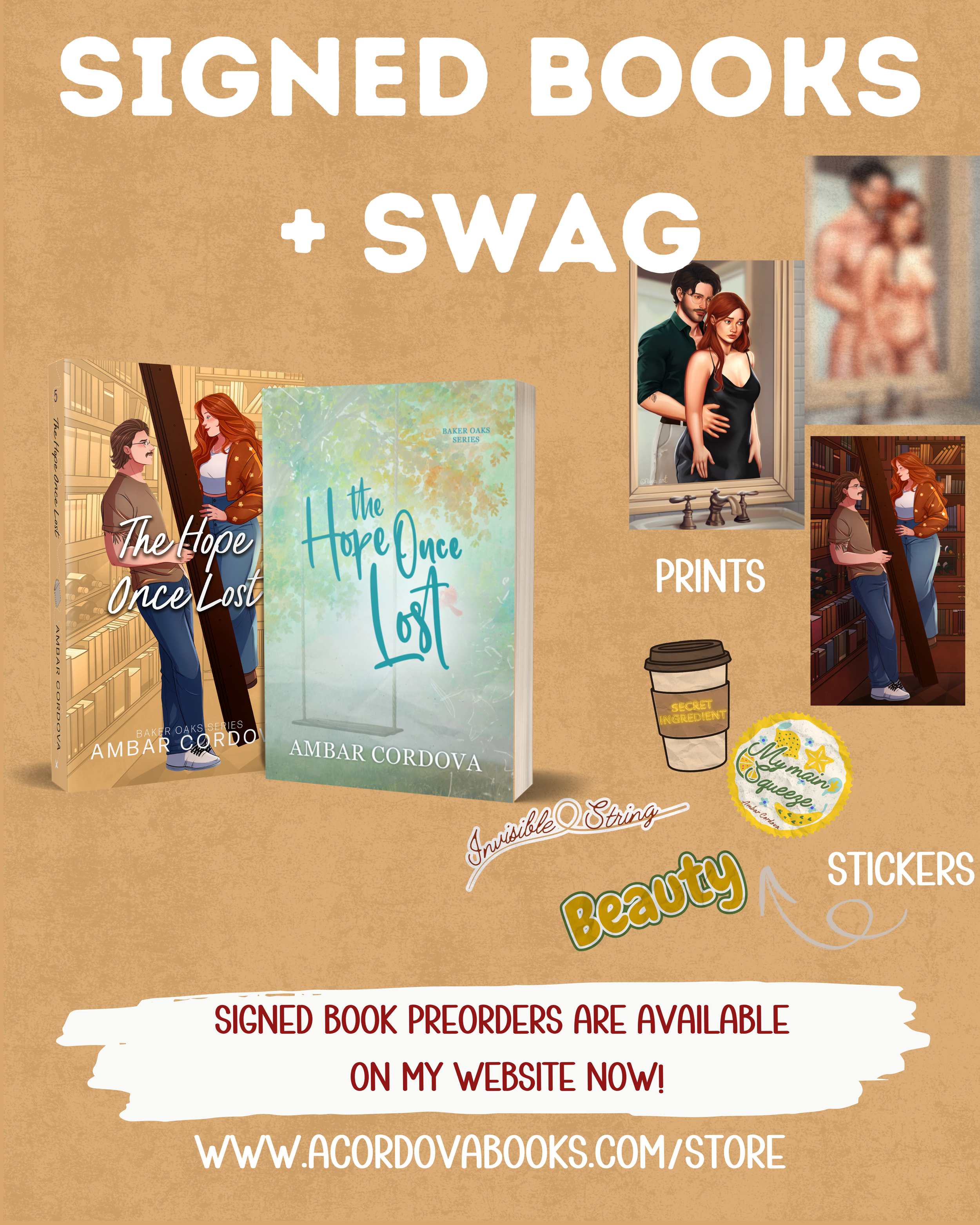 The Hope Once Lost Signed Book Preorder