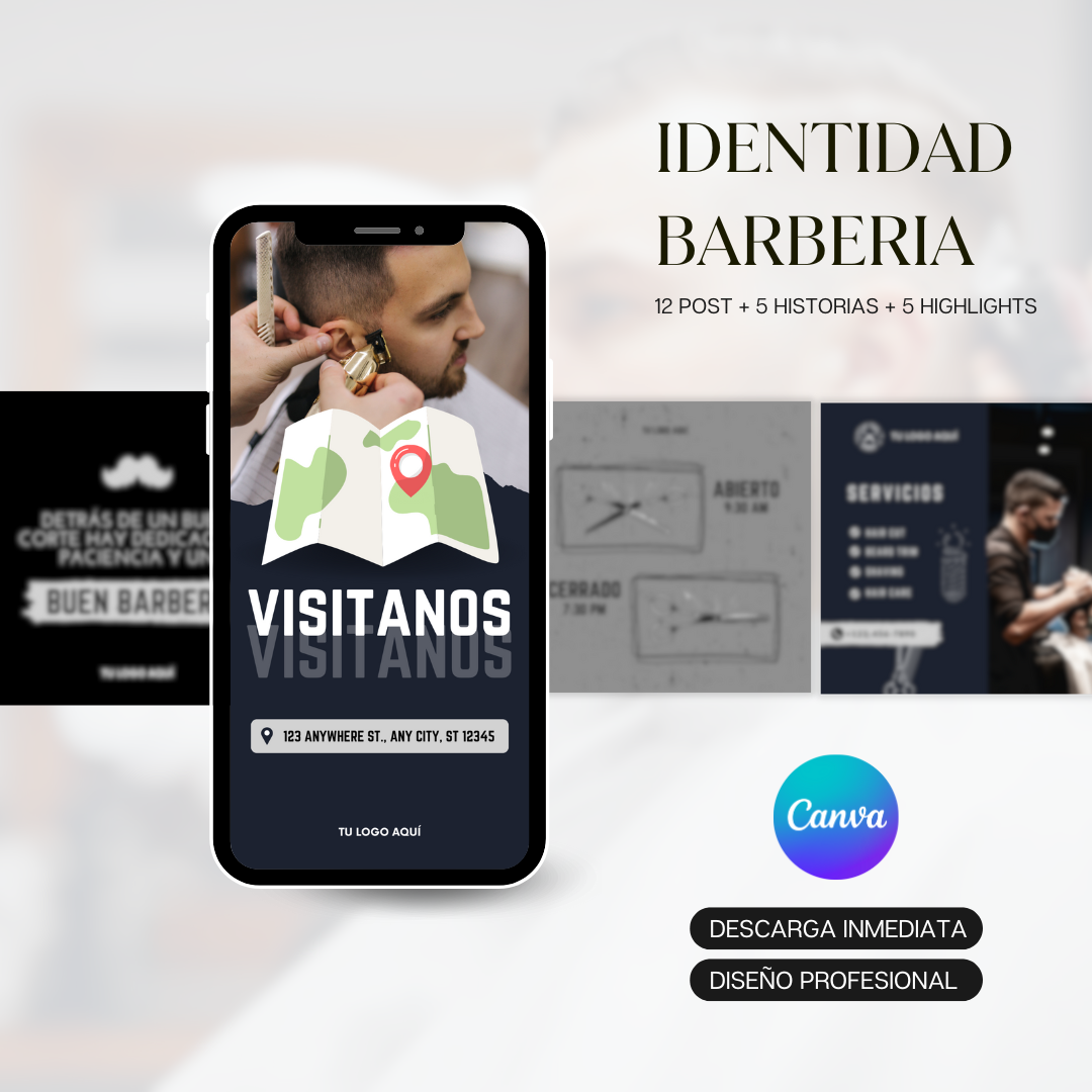 Identidad Pre-diseñada: Barbería