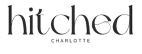 The logo of 'Hitched Charlotte' featuring the brand name in black text.