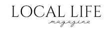 Logo for Local Life Magazine with text in a stylish font