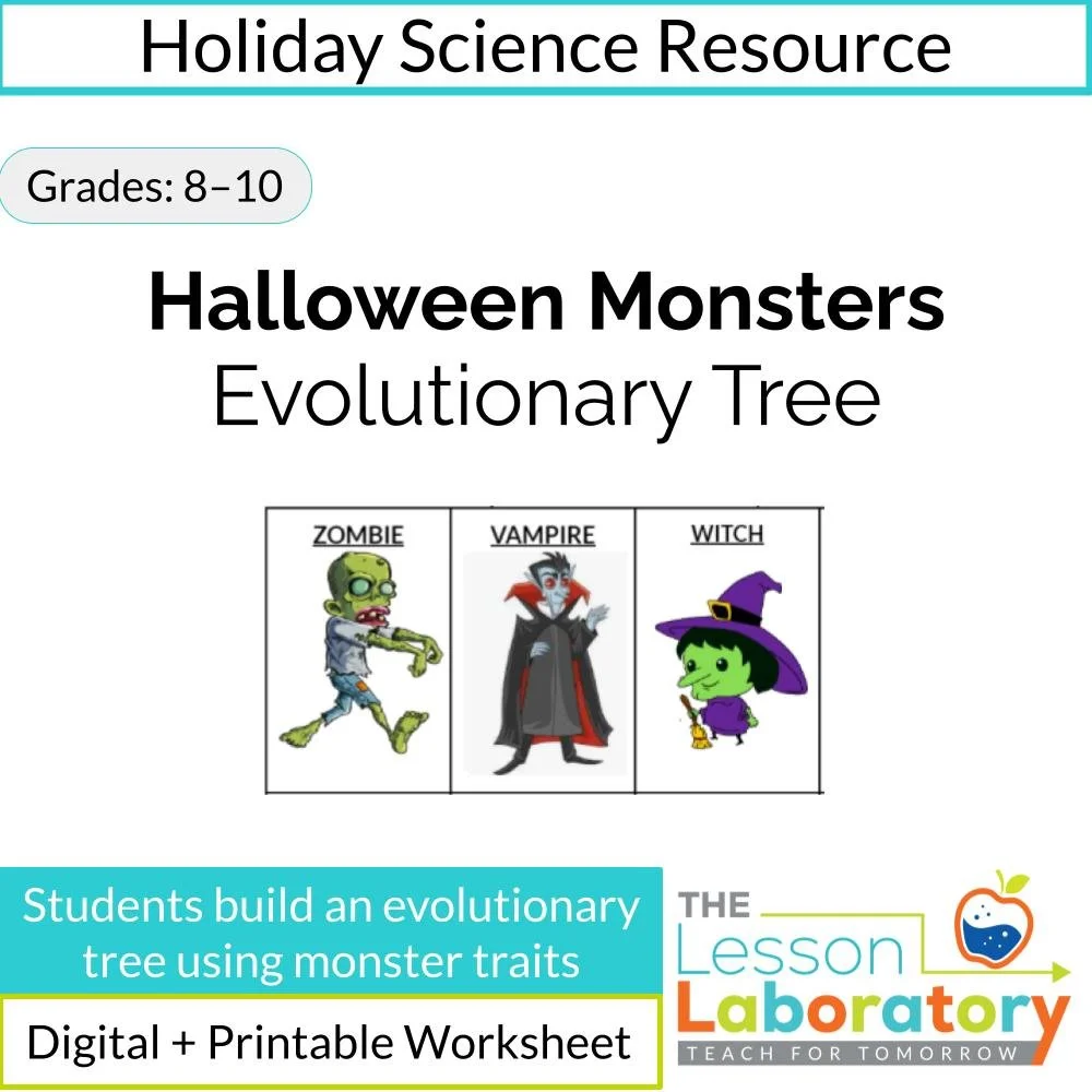 Halloween Cladogram Activity – Build an Evolutionary Tree Using Monster Traits