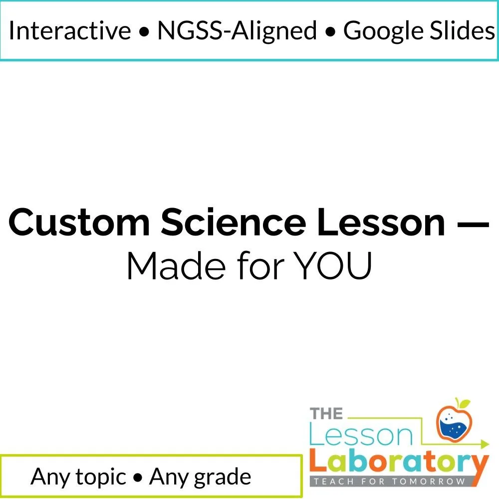 Customized Lesson on ANY Science Topic! | Interactive Digital Science ...