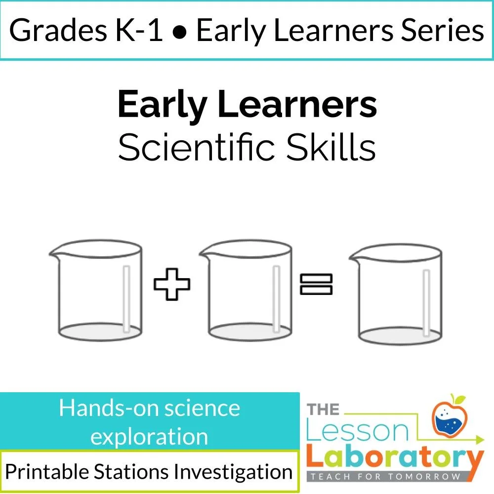 Early Learners Science Skills – Observation, Sorting, Predicting & Oobleck Lab Stations (K–1)