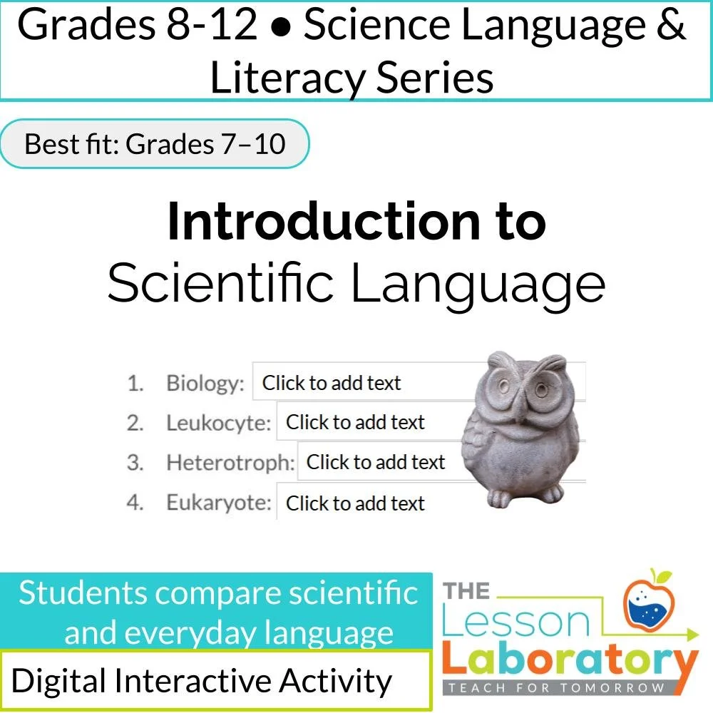 Introduction to Scientific Language | Translating Science to Everyday English