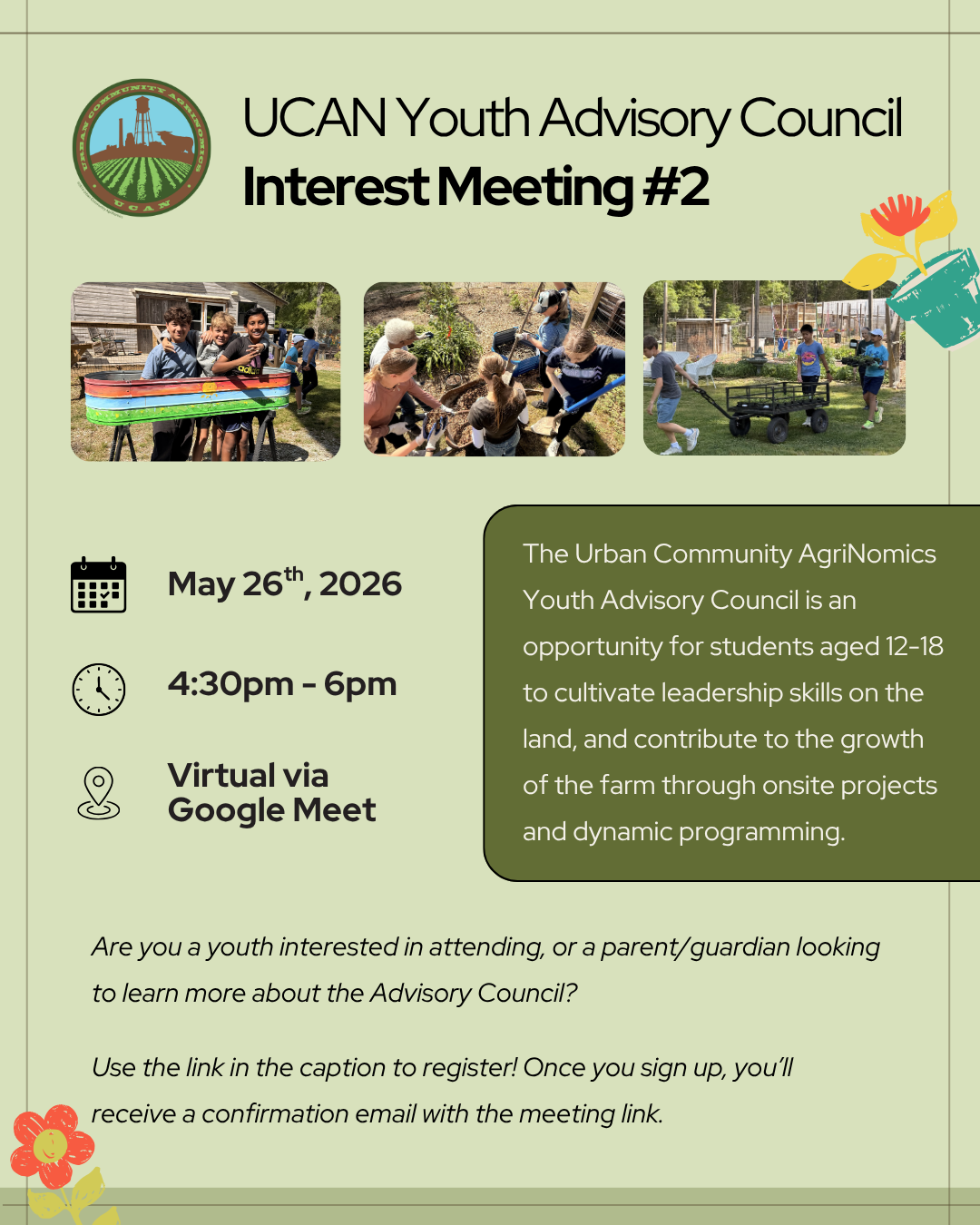 Youth Advisory Council Interest Meeting #2