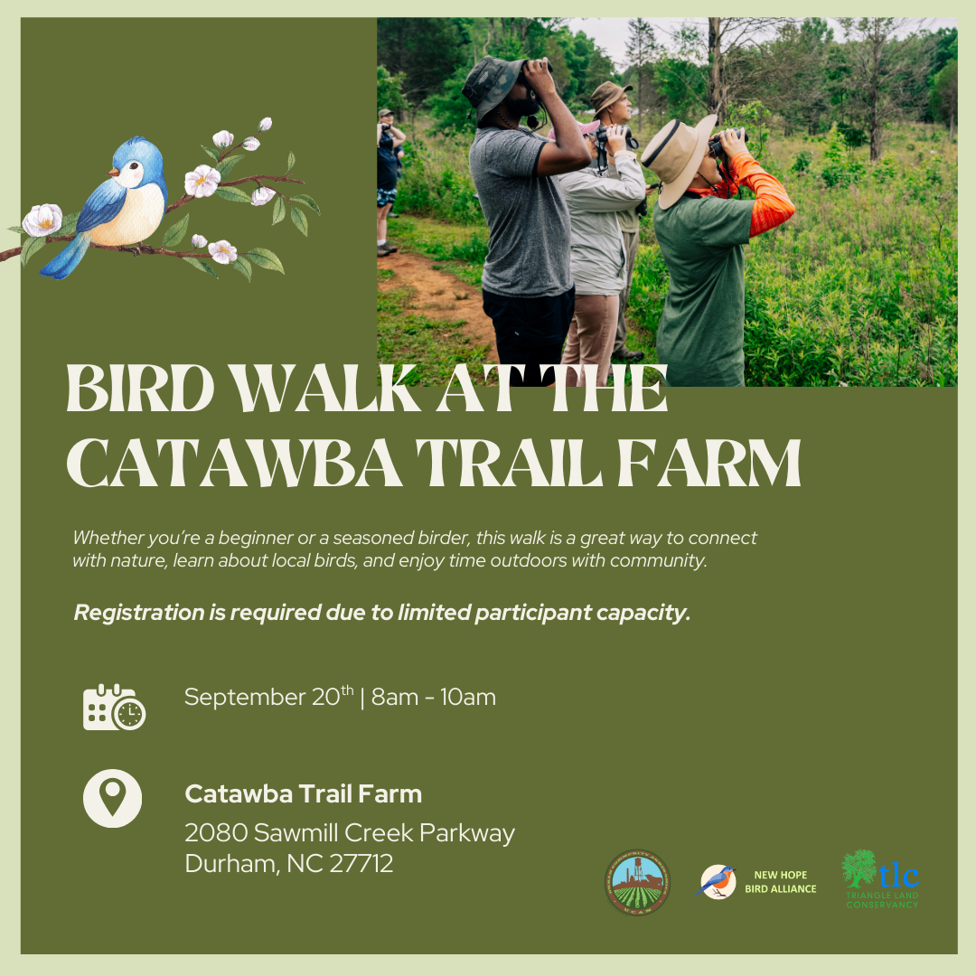 Bird Walk at the Catawba Trail Farm