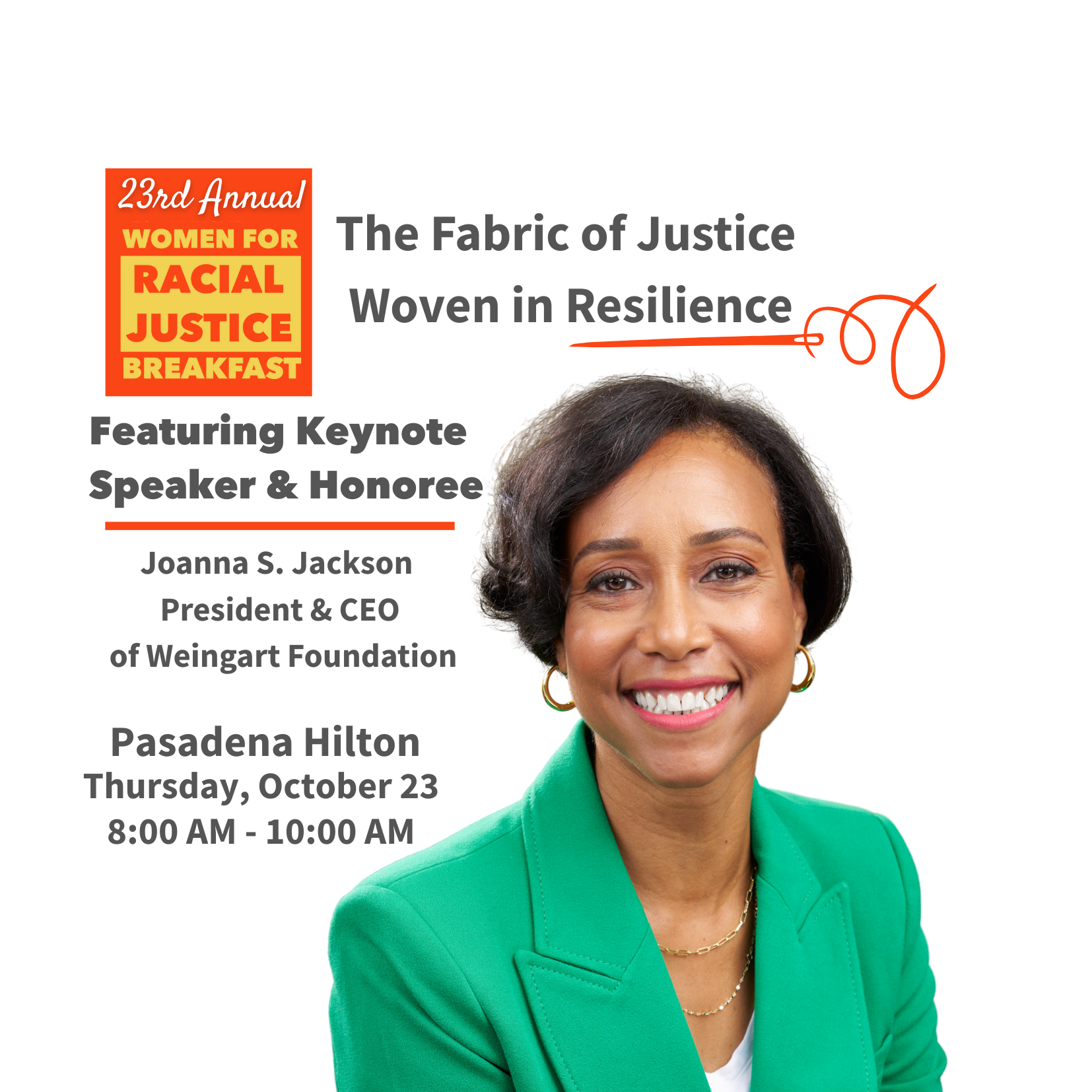 23rd Annual Women For Racial Justice Breakfast