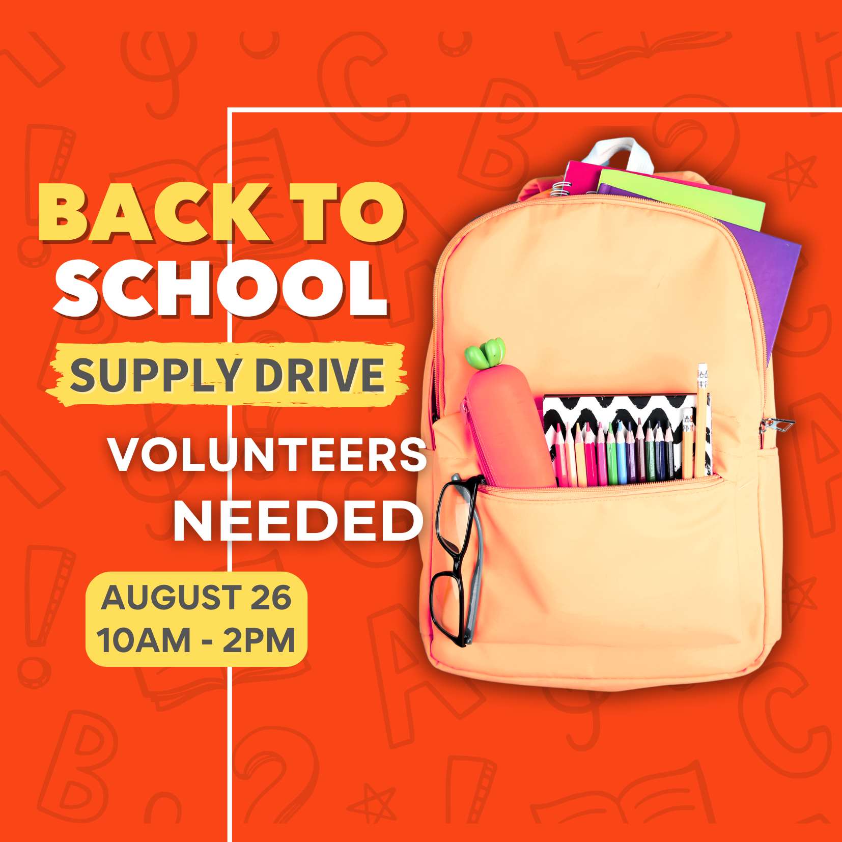 Back-To-School Supply Drive