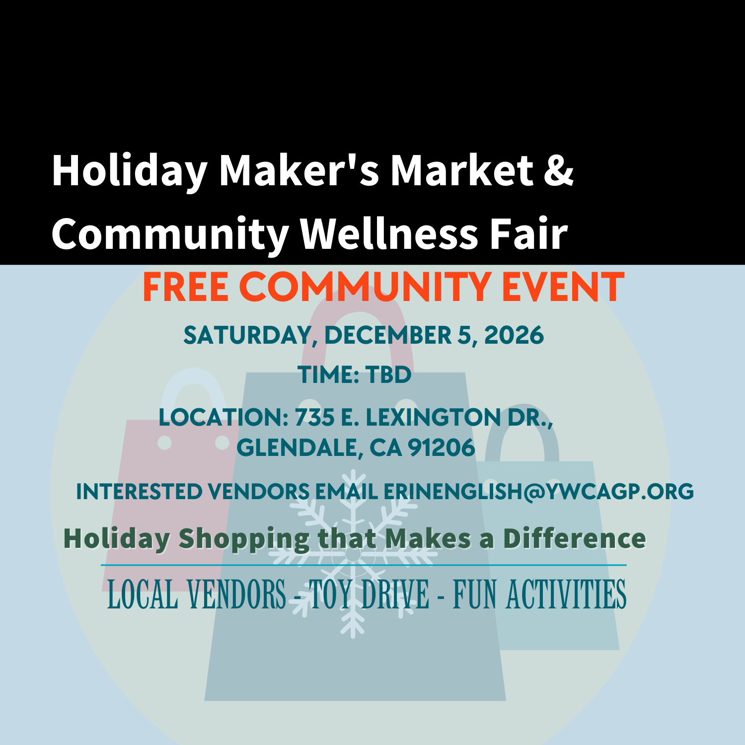 Holiday Maker’s Market & Community Wellness Fair