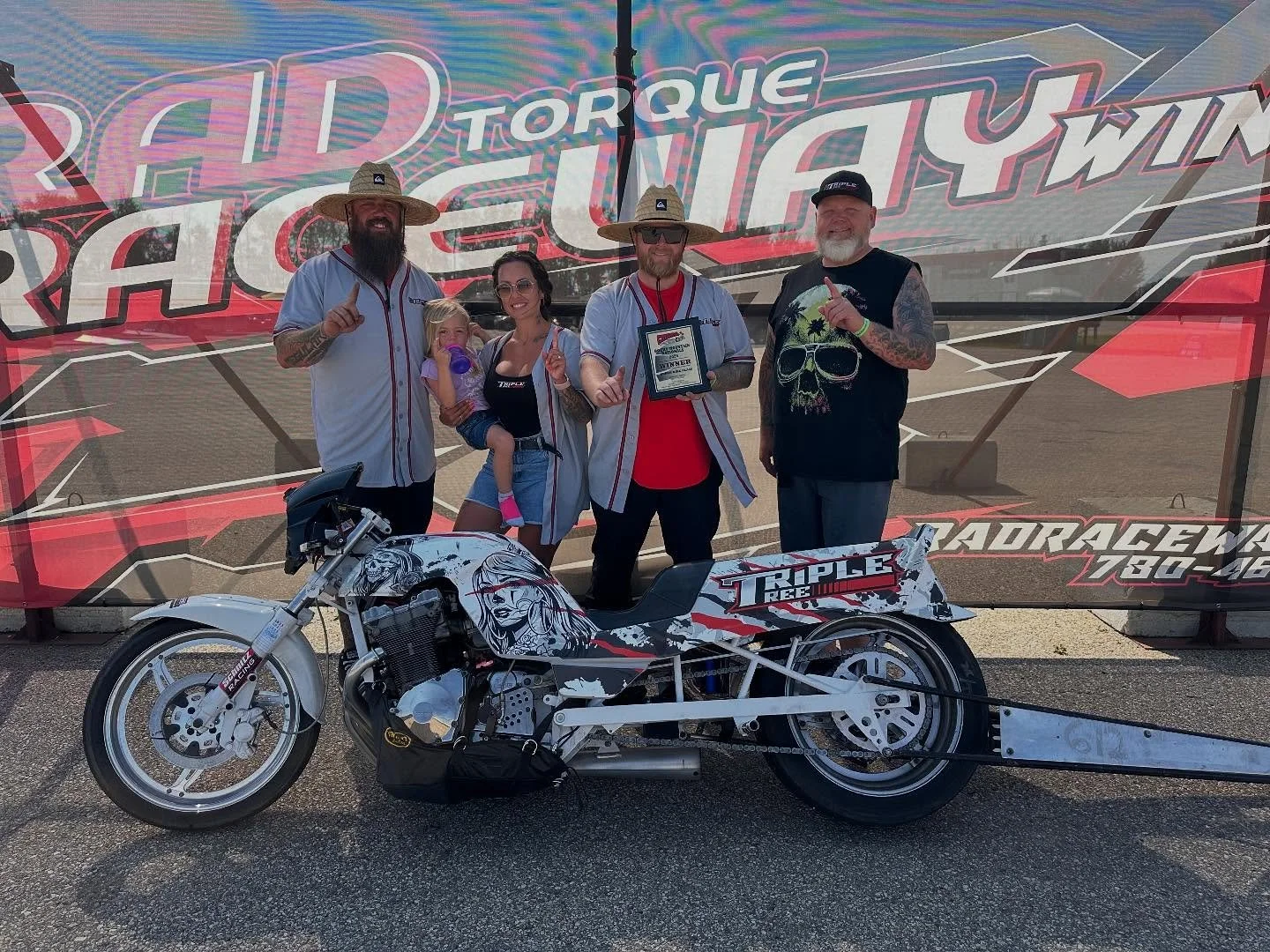 Another great weekend in the books!
@oobiedoobie16 Logan taking home SuperBike champ for the Rocky Mountain Nationals rerun on Saturday 

@jemms.throttle.therapy taking home 1st place today landing him first place in the @centralalbertaracewaysdrags 