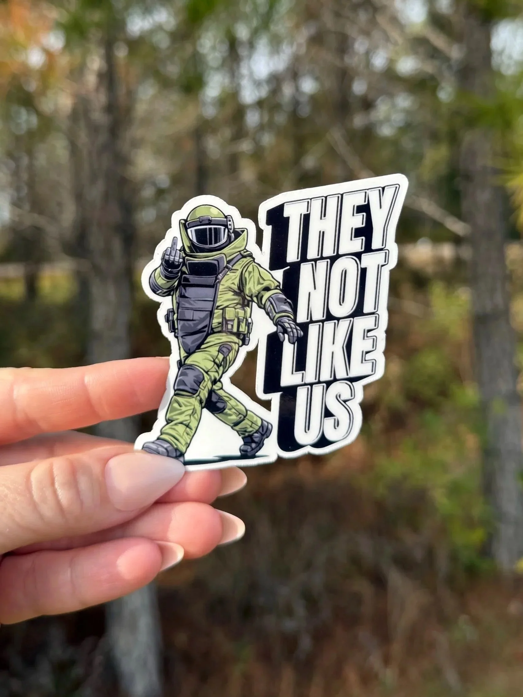 They Not Like Us Sticker
