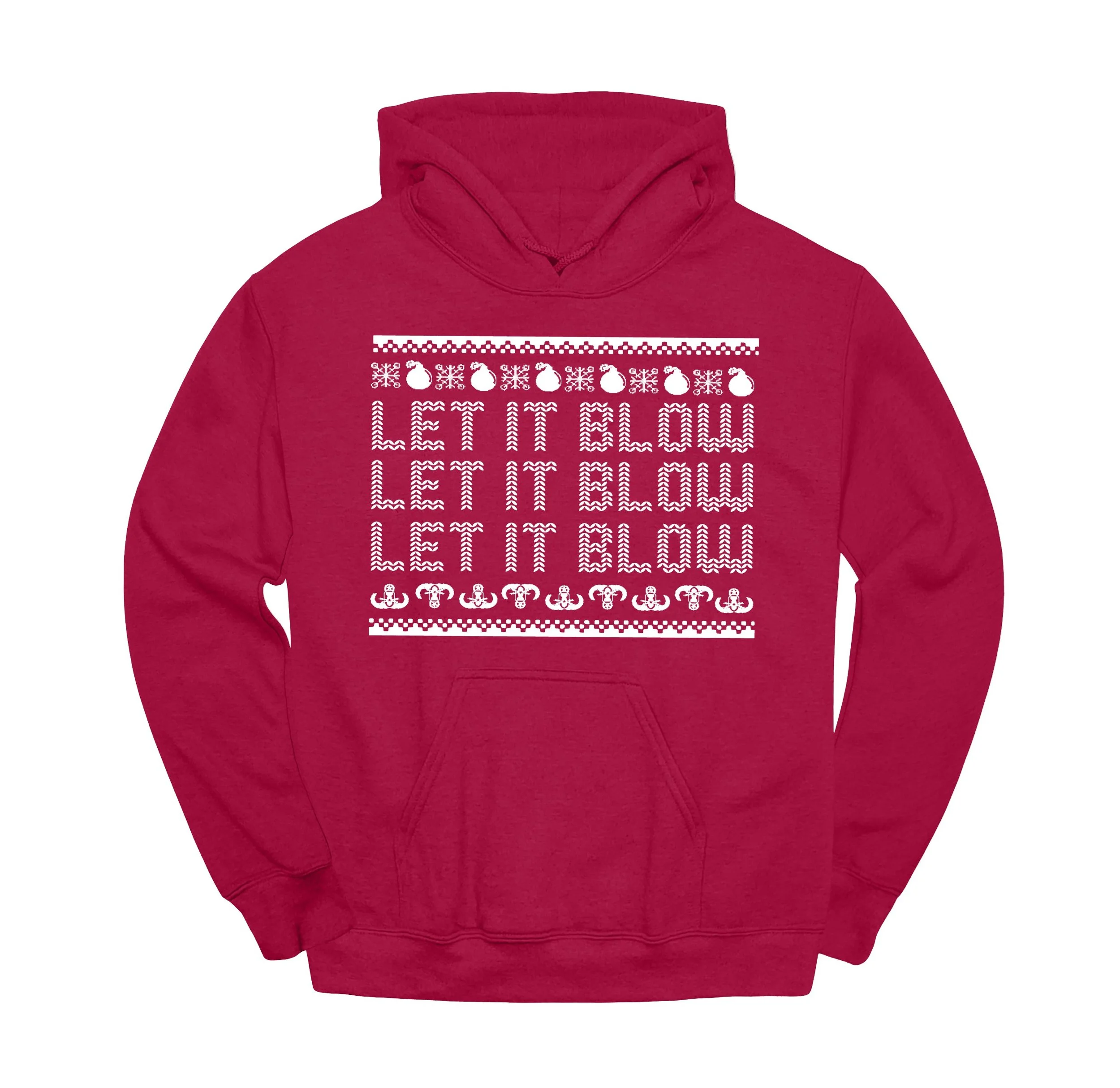 Let it Blow Ugly Christmas Hoodie