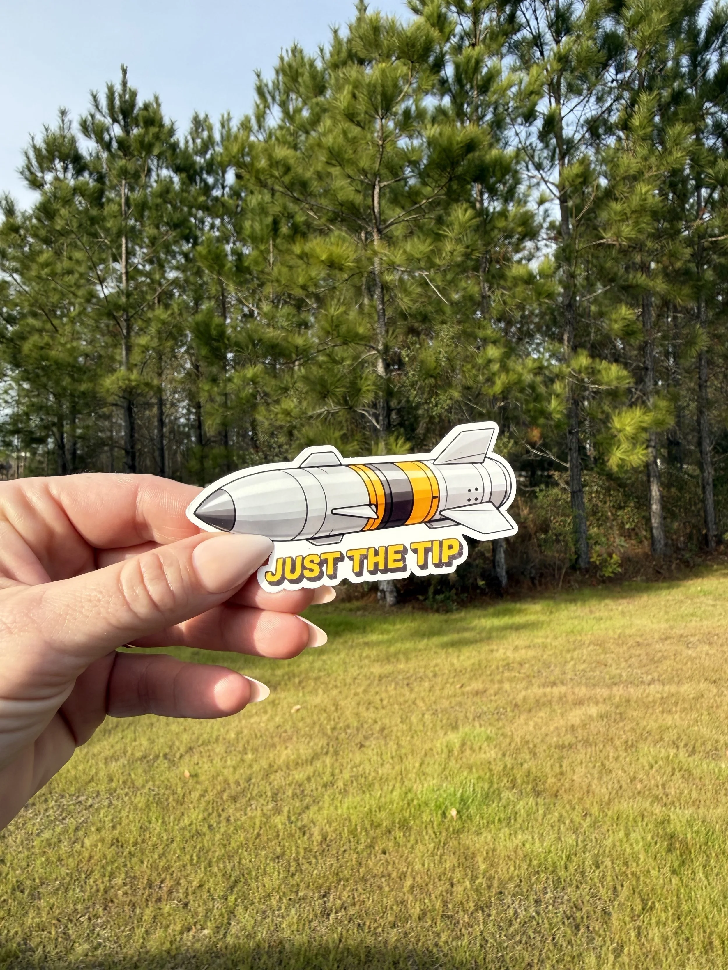 Just the Tip Sticker