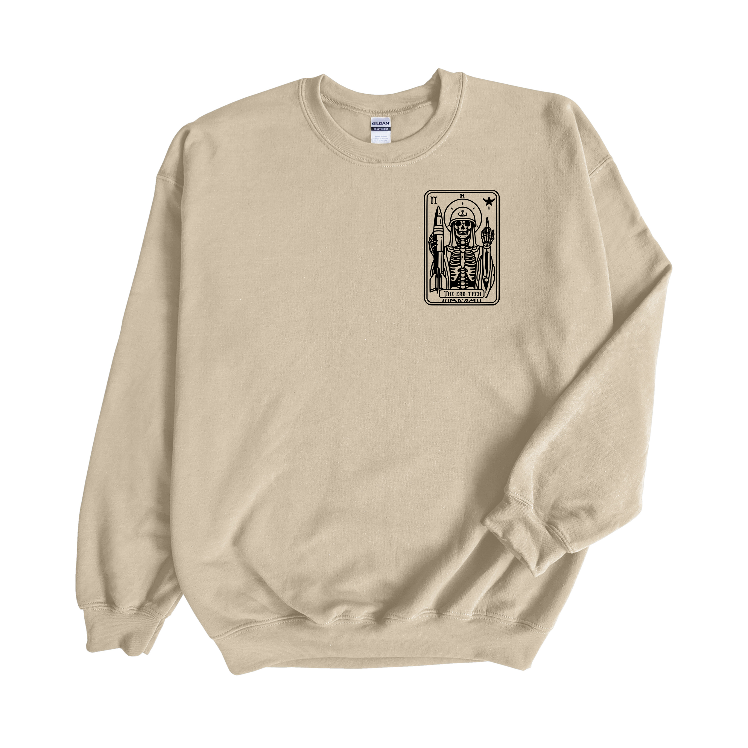 The EOD Tech Tarot Card Sweatshirt Sand.png