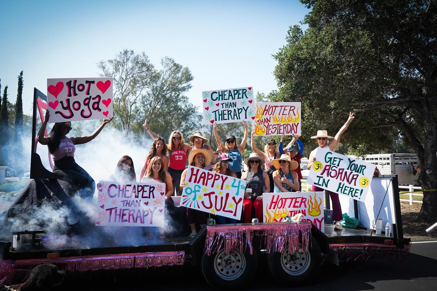 Parade day success! We loved representing 33 Hot Yoga at the Ojai Fourth of July parade today. So much fun, amazing community, and high vibes&mdash;just like our studio! Huge thanks to everyone who cheered us on and supported us. We just want you to 